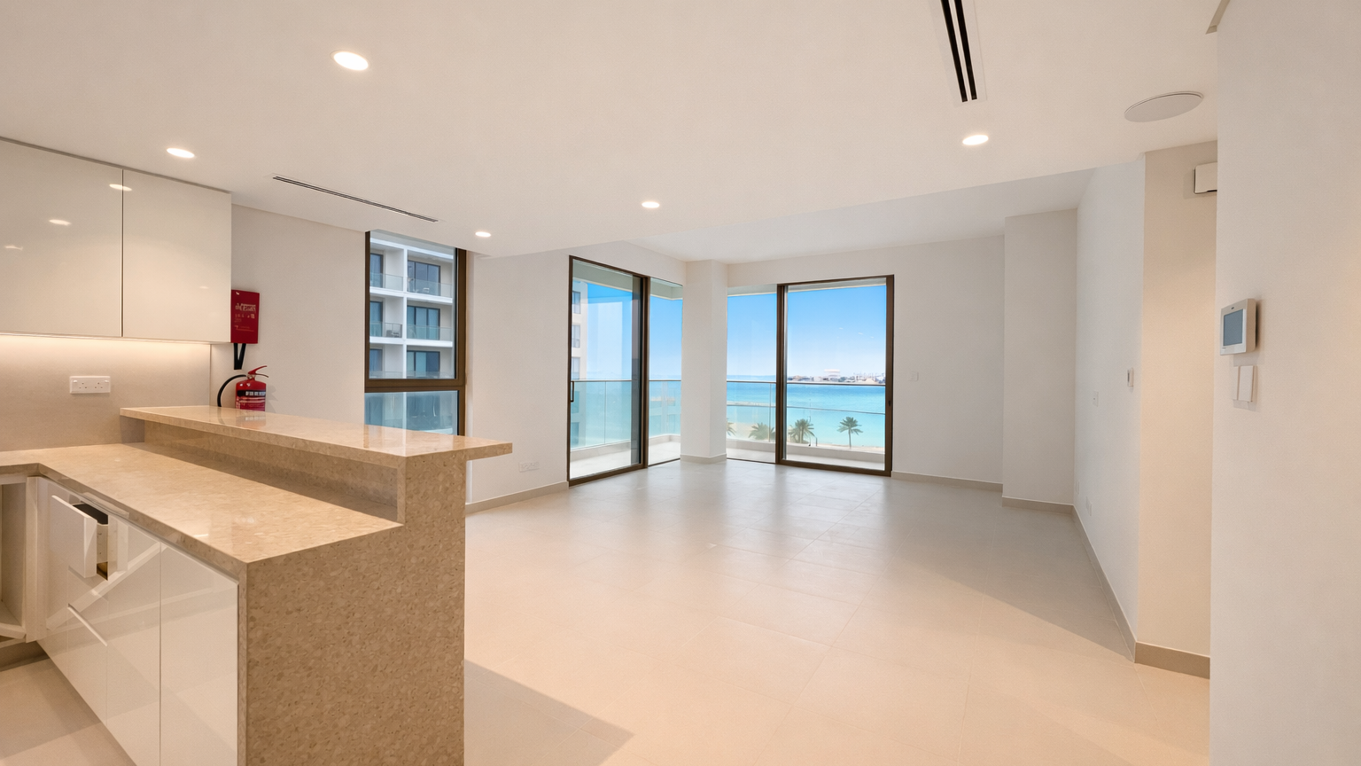 3 Bedrooms plus Maid Sea View for Rent in Marassi Bay