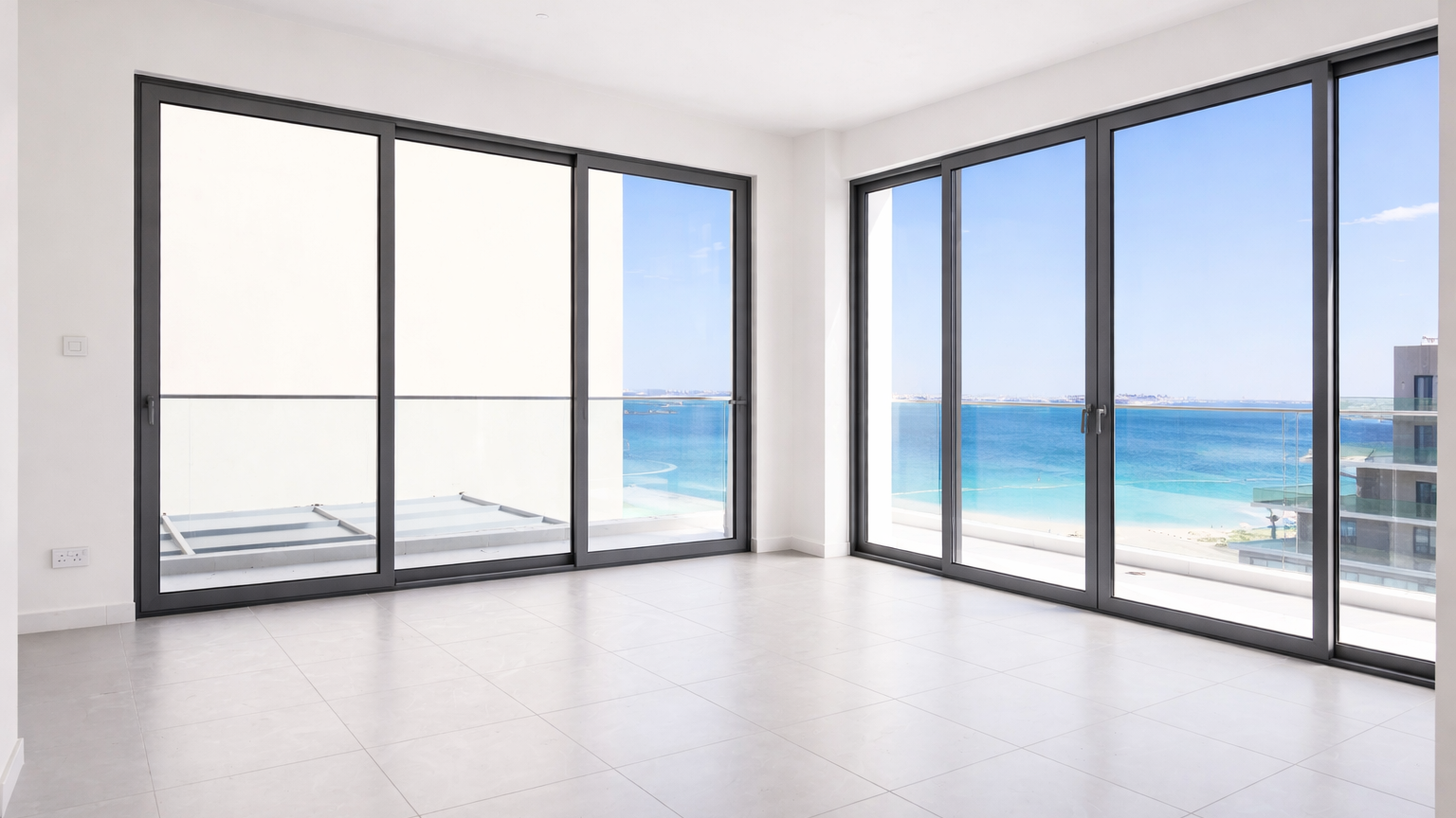3 Bedrooms Apartment plus Maid Sea Pool View for Rent at Marassi 