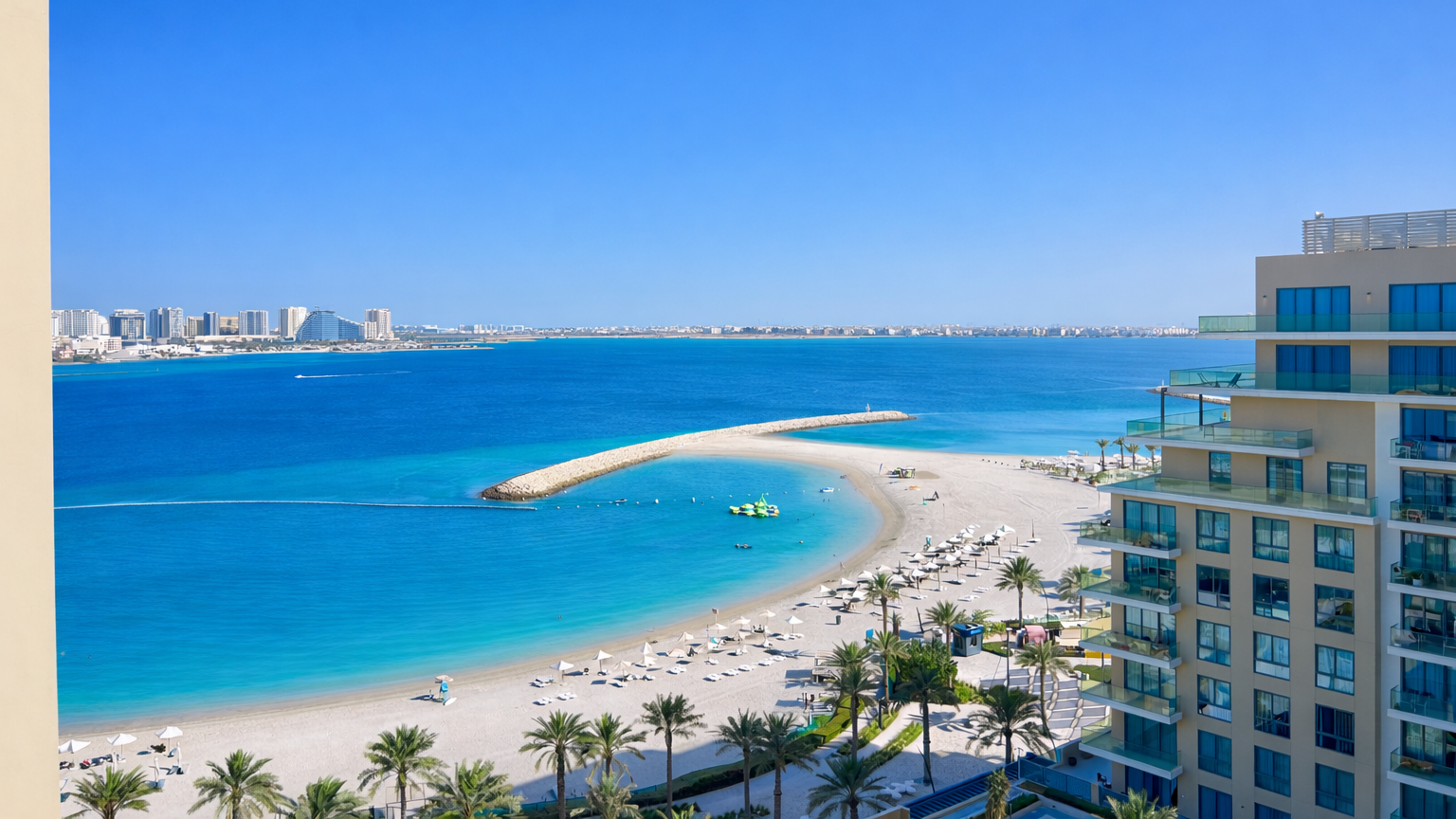 3 Bedrooms Apartment plus Maid Sea Pool View for Rent at Marassi 
