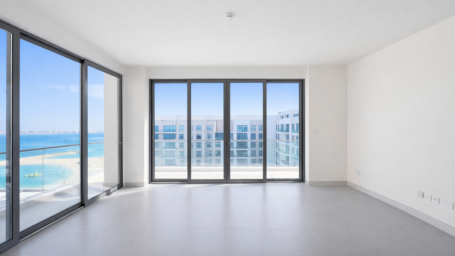 3 Bedrooms Apartment plus Maid Sea Pool View for Rent at Marassi 