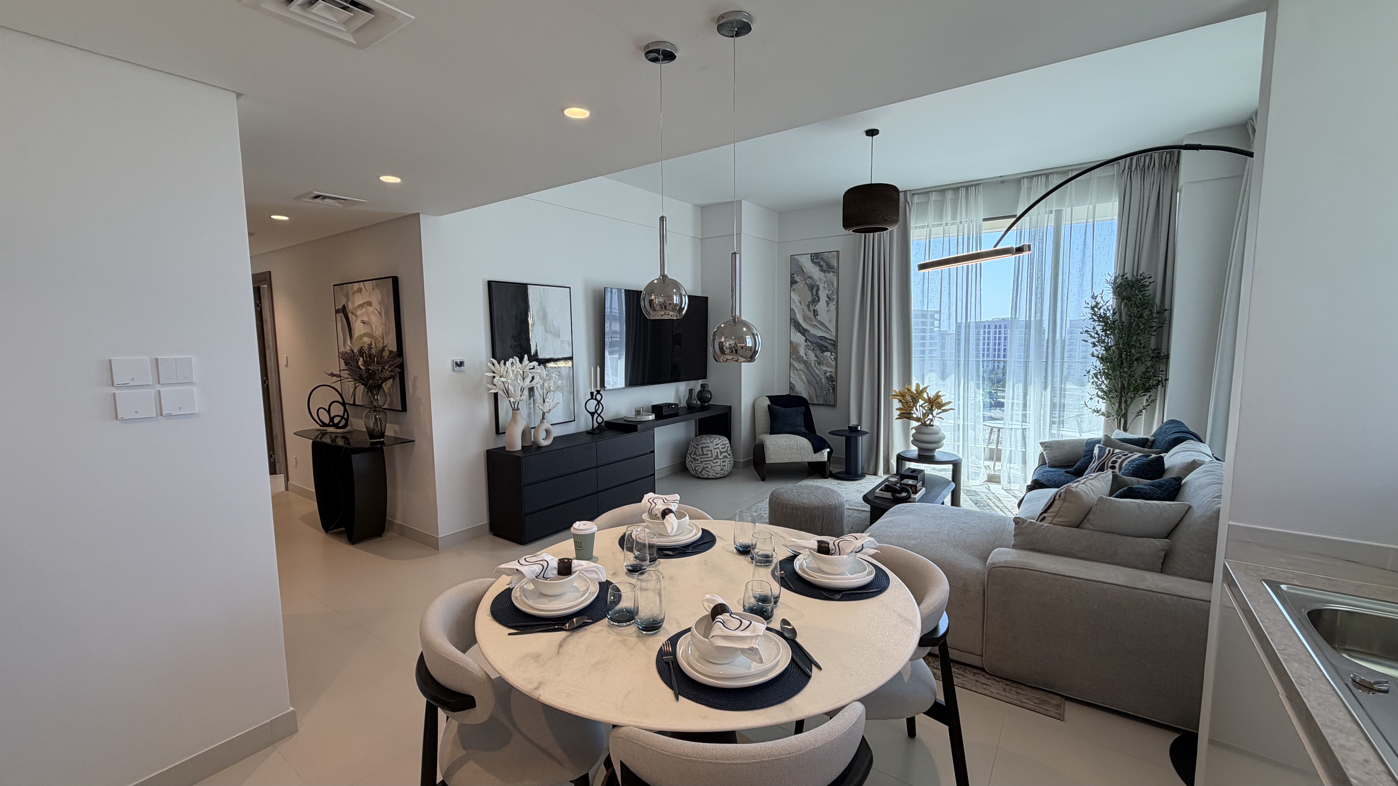 Premium Furnished 2BR Corner Apartment Marassi Bay