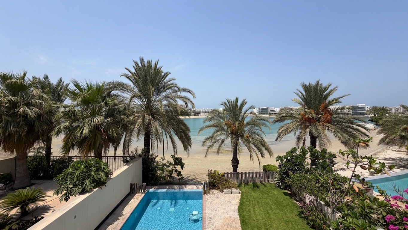 Luxury Beachfront Villa | 5BR+Maid | Private Pool | Amwaj Islands