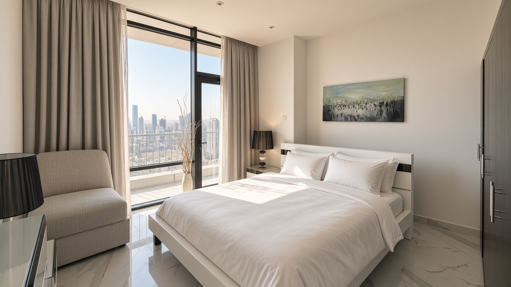 Modern 3Br | Luxury | Sea View | Balcony