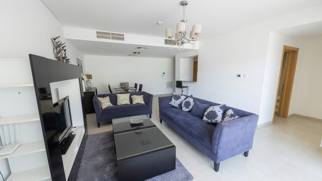 Fully Furnished 1BR Apartment | Pool View Balcony 