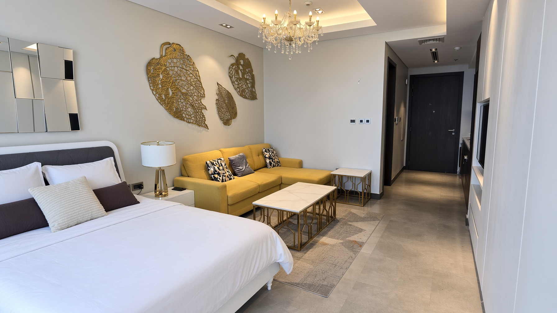 Modern Studio | Balcony | Seef