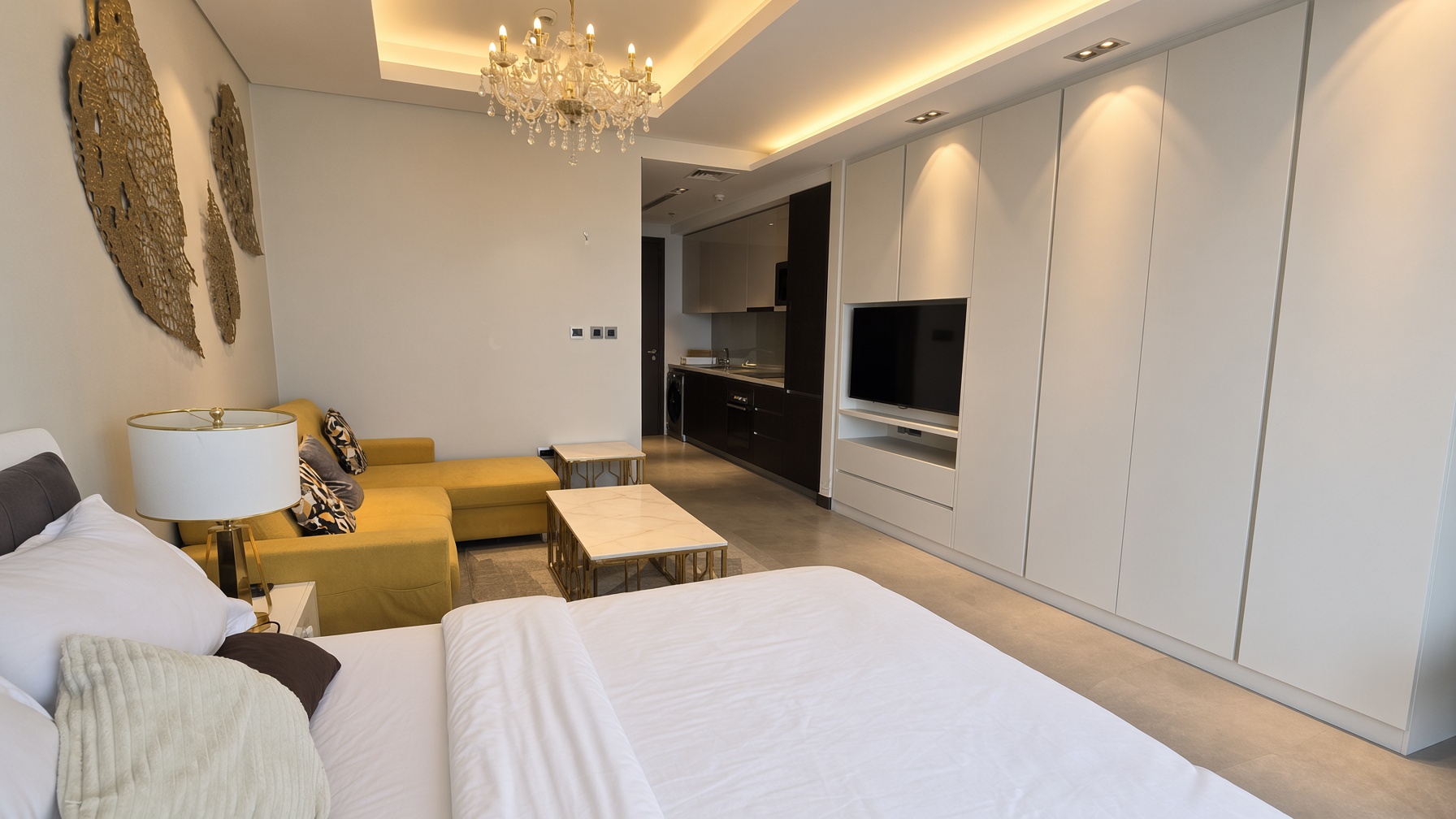 Modern Studio | Balcony | Seef