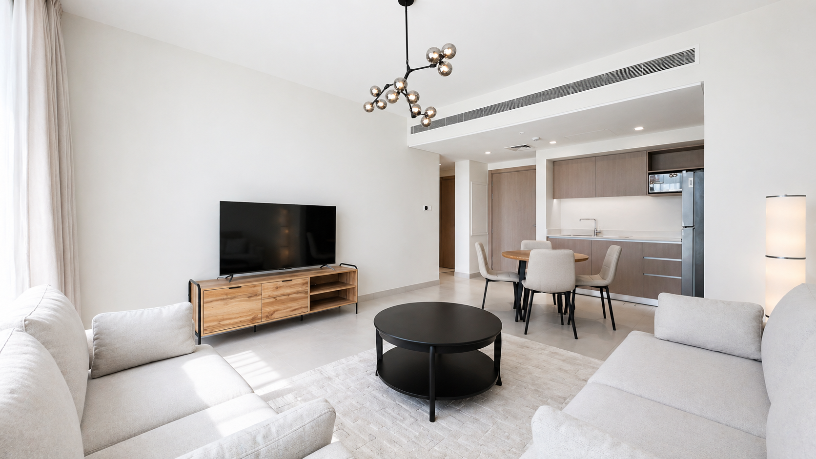 Modern 1 Bedrooms Sea and City View for Rent in Marassi