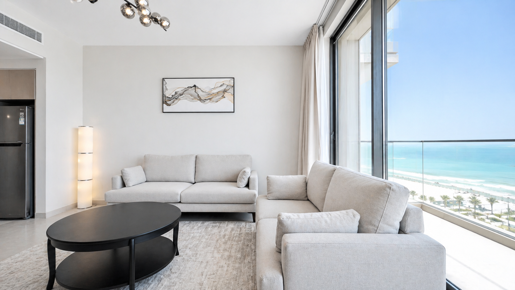 Modern 1 Bedrooms Sea and City View for Rent in Marassi