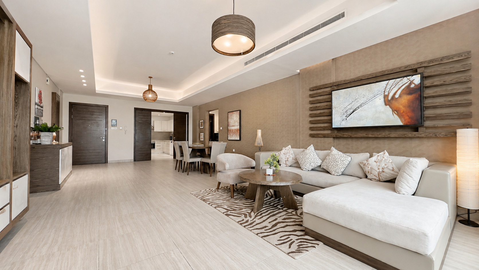 Spacious 2BR with Closed Kitchen Sea View for Rent