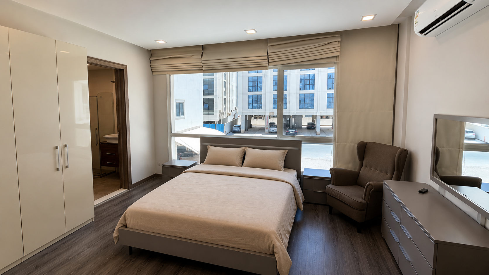 Luxury 2BR Apartment in Saar | Minutes from the Saudi Causeway