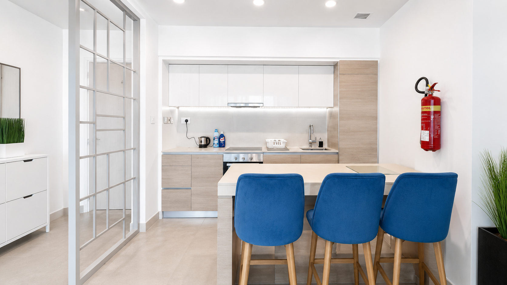2BR For Rent Modern with Mall and Beach Access
