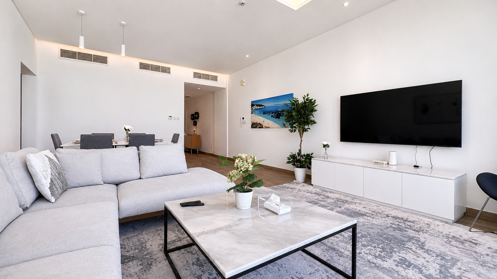Pets Friendly 2BR for Rent | Modern and Sea View