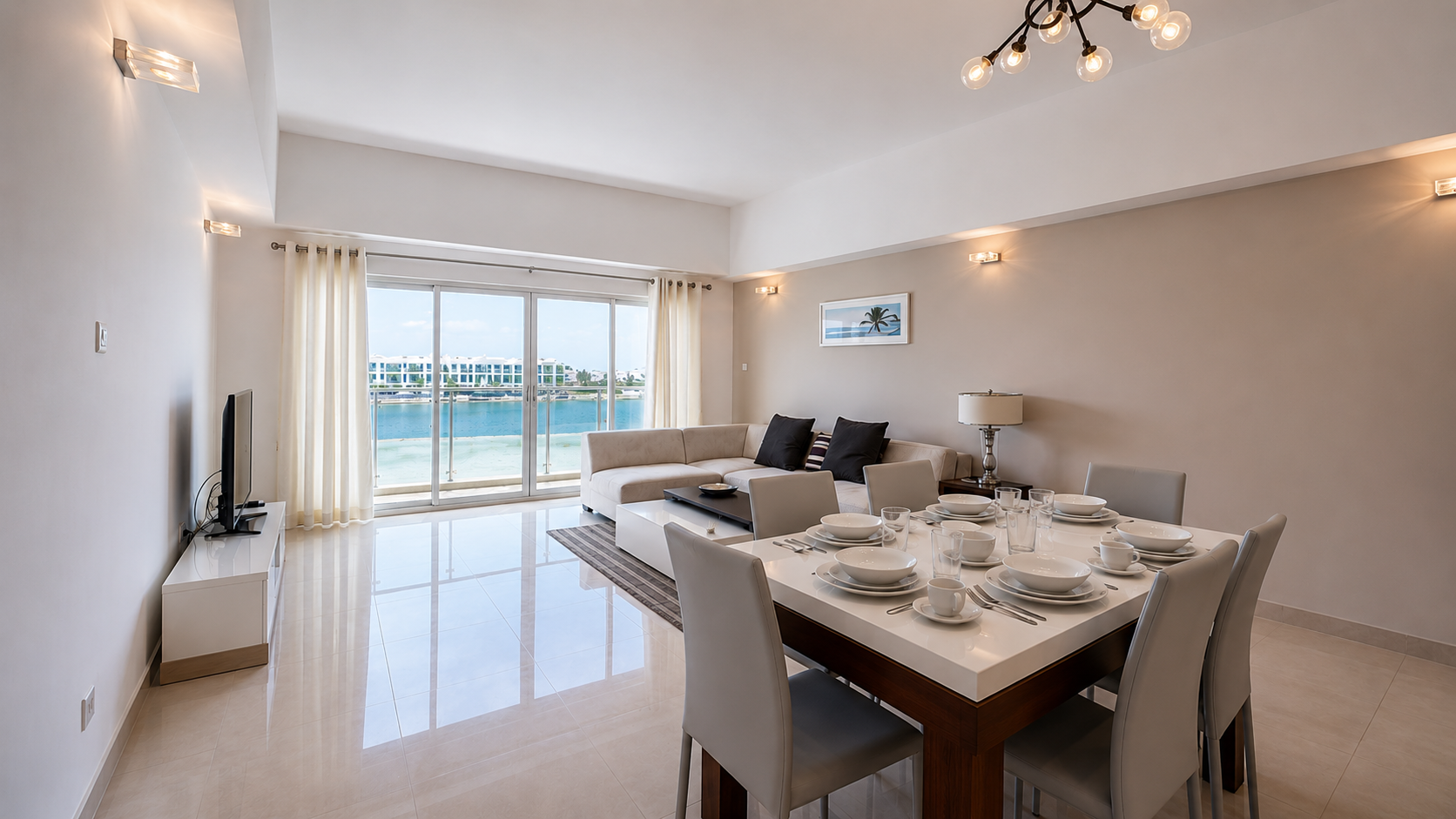Sea view 2BR Apartment For Rent | Pets Friendly 
