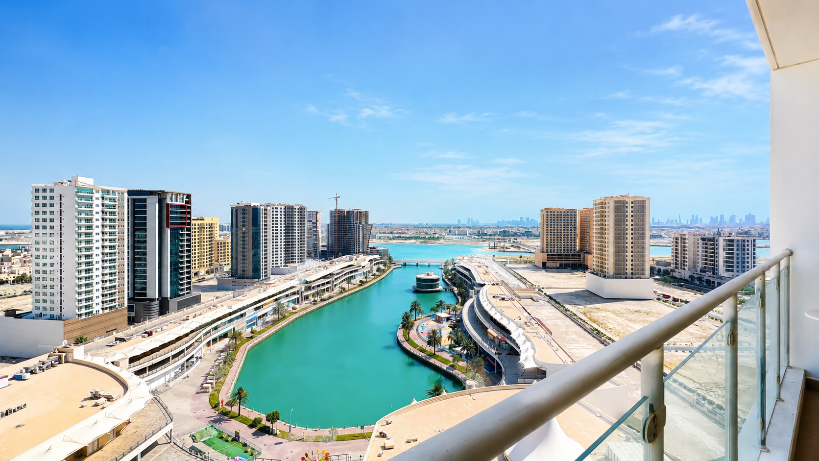 Renovated 2BR for Rent with 2 Balcony in Amwaj