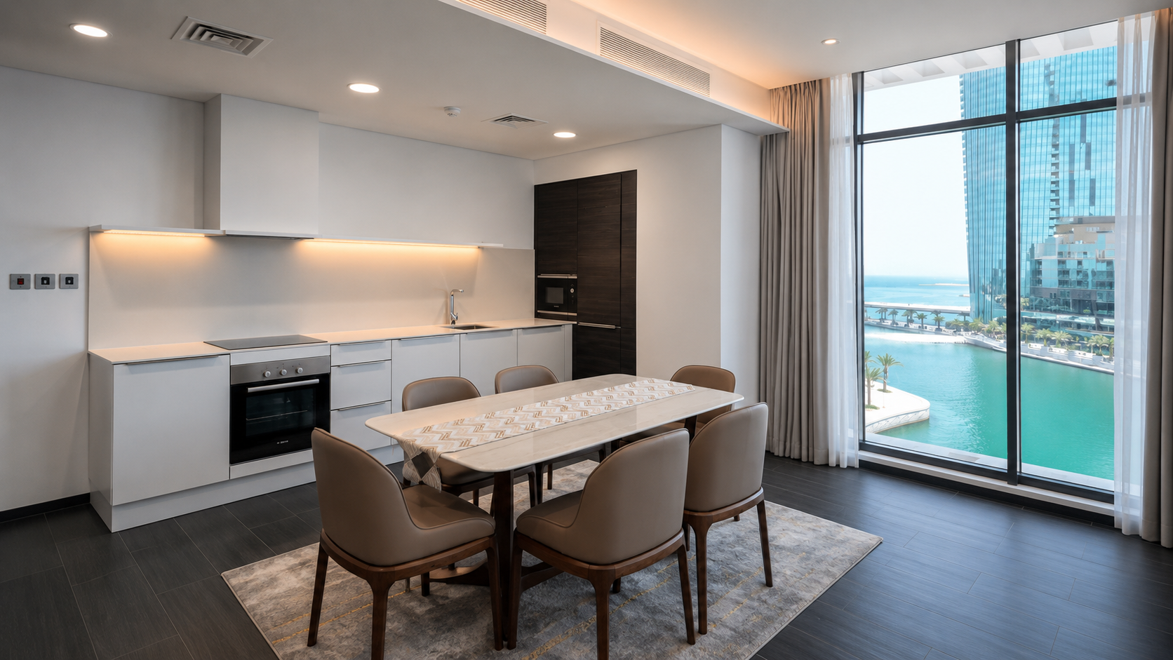 2BR for Rent with Amazing Sea view in a Prime Site