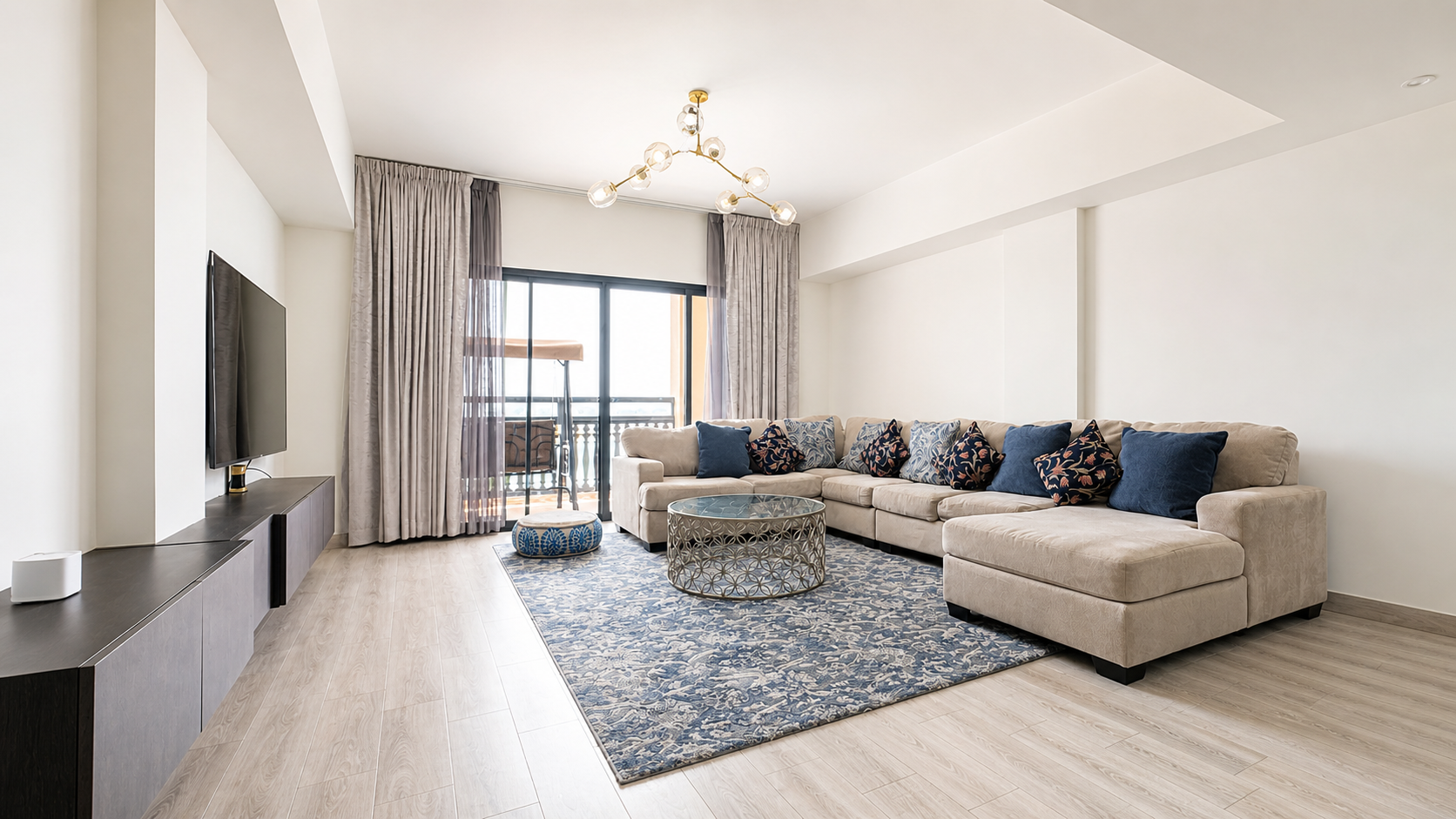  Sea View 3BR plus Maid | Jacuzzi + beach access