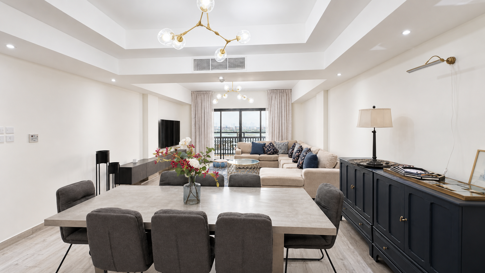  Sea View 3BR plus Maid | Jacuzzi + beach access
