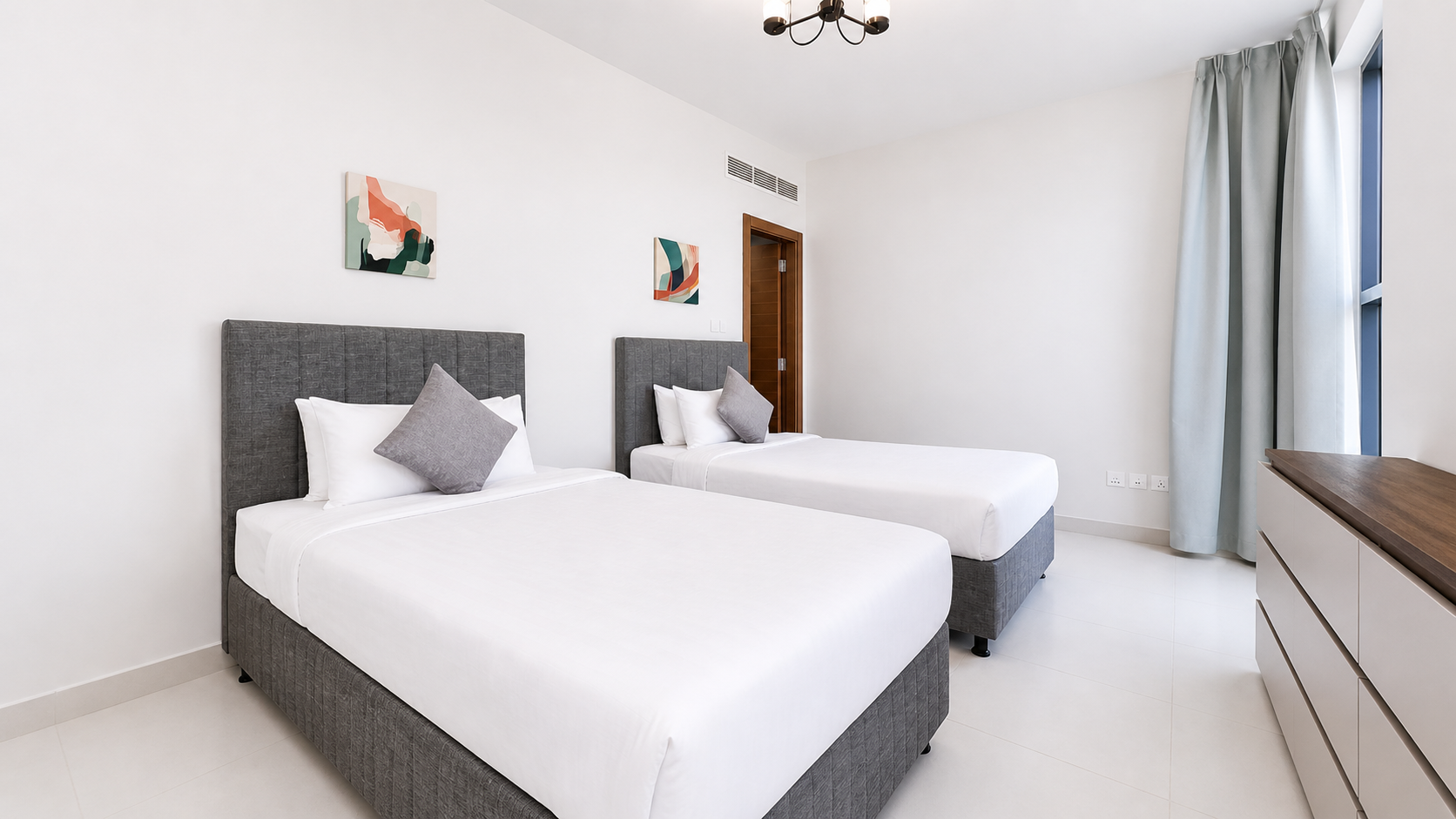 Sea View 2BR Furnished with Great Amenities