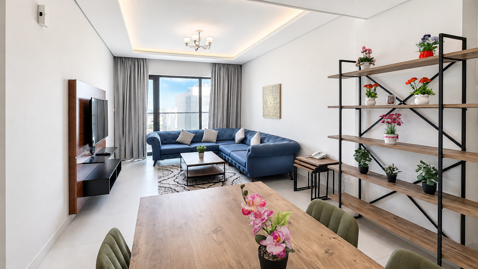 Sea View 2BR Furnished with Great Amenities