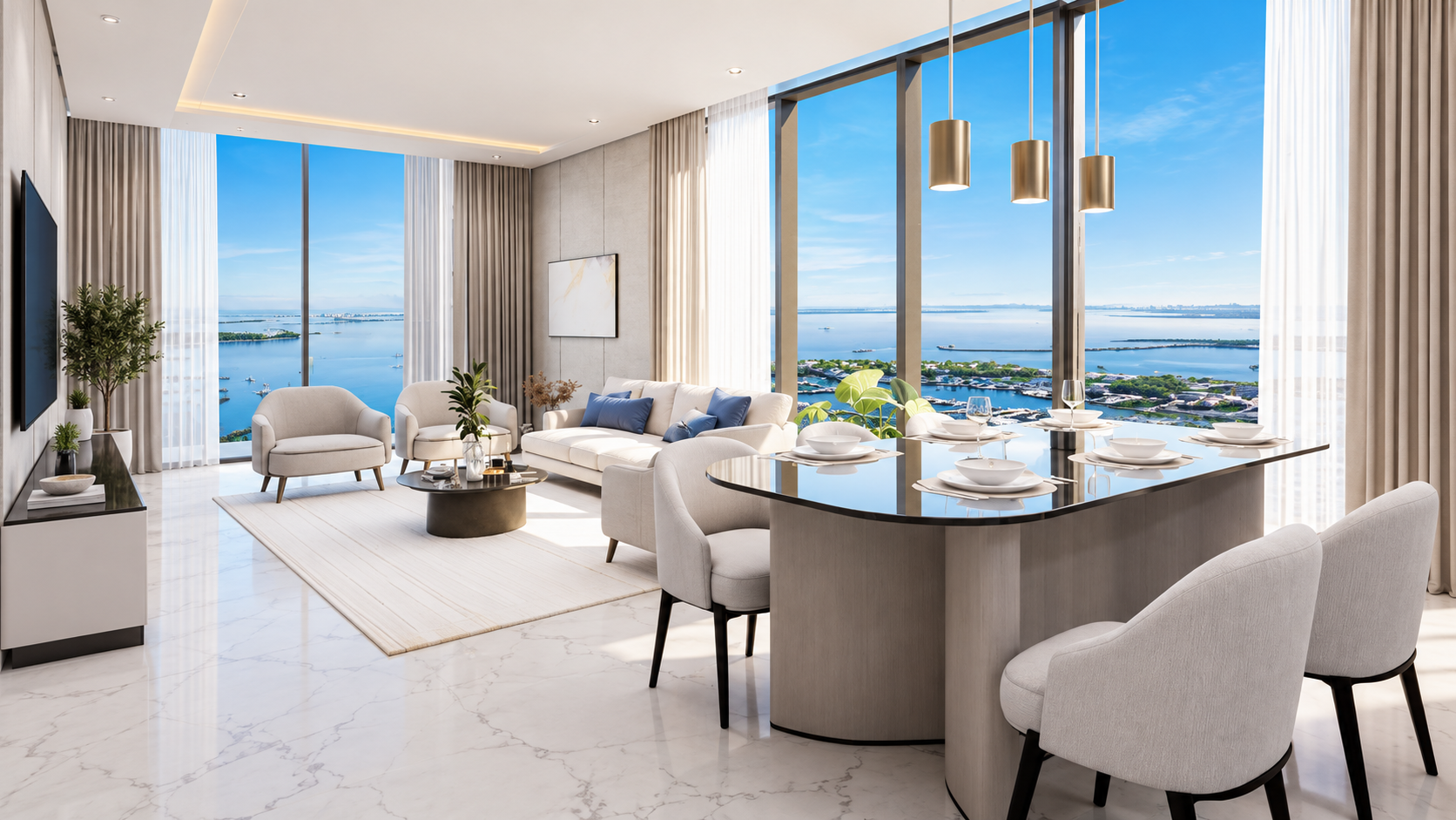 3BR + MAID | MARINA VIEW | 1% MONTHLY | FREEHOLD