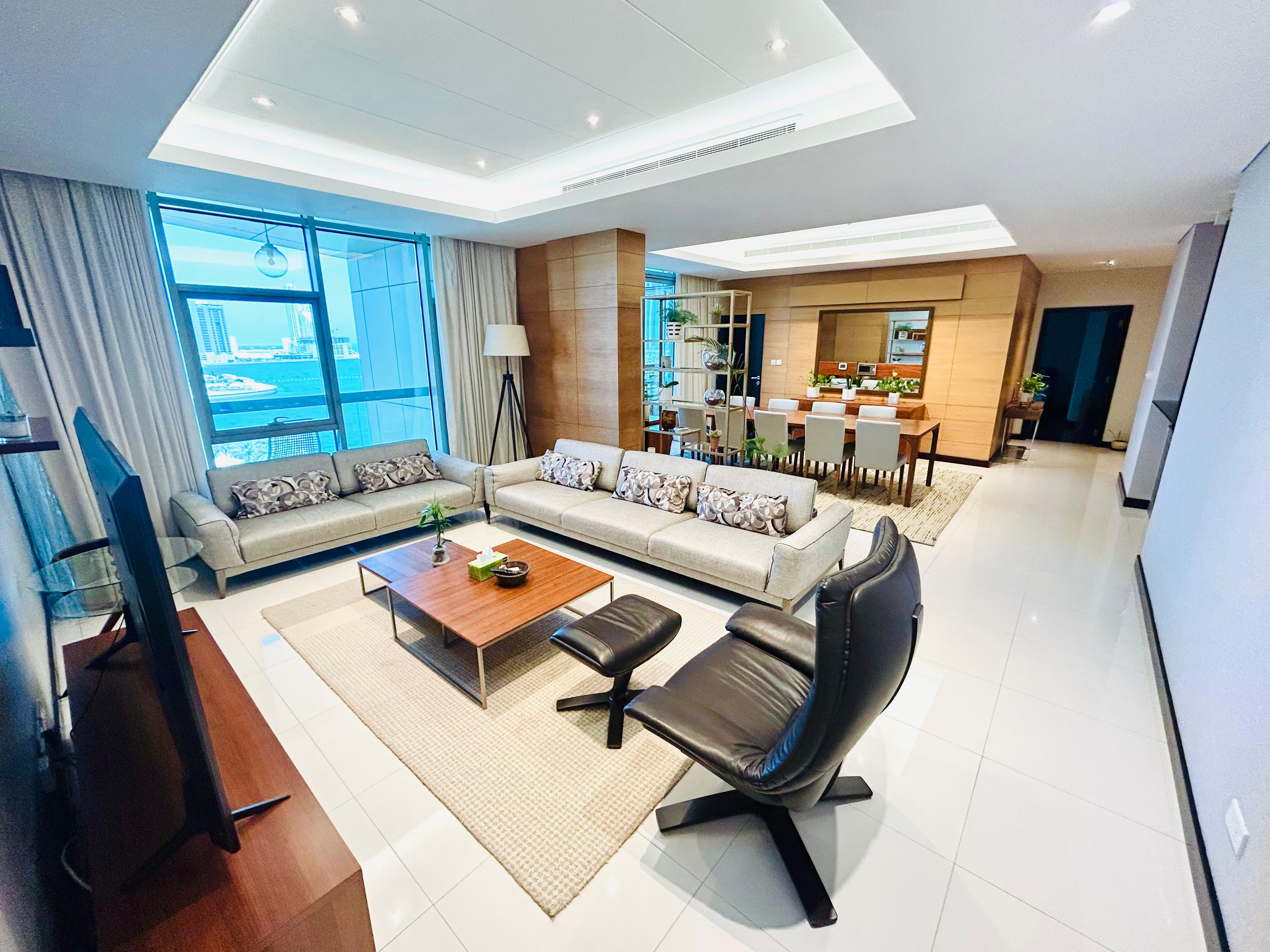 Penthouse Four bedroom in Reef Island for lease.
