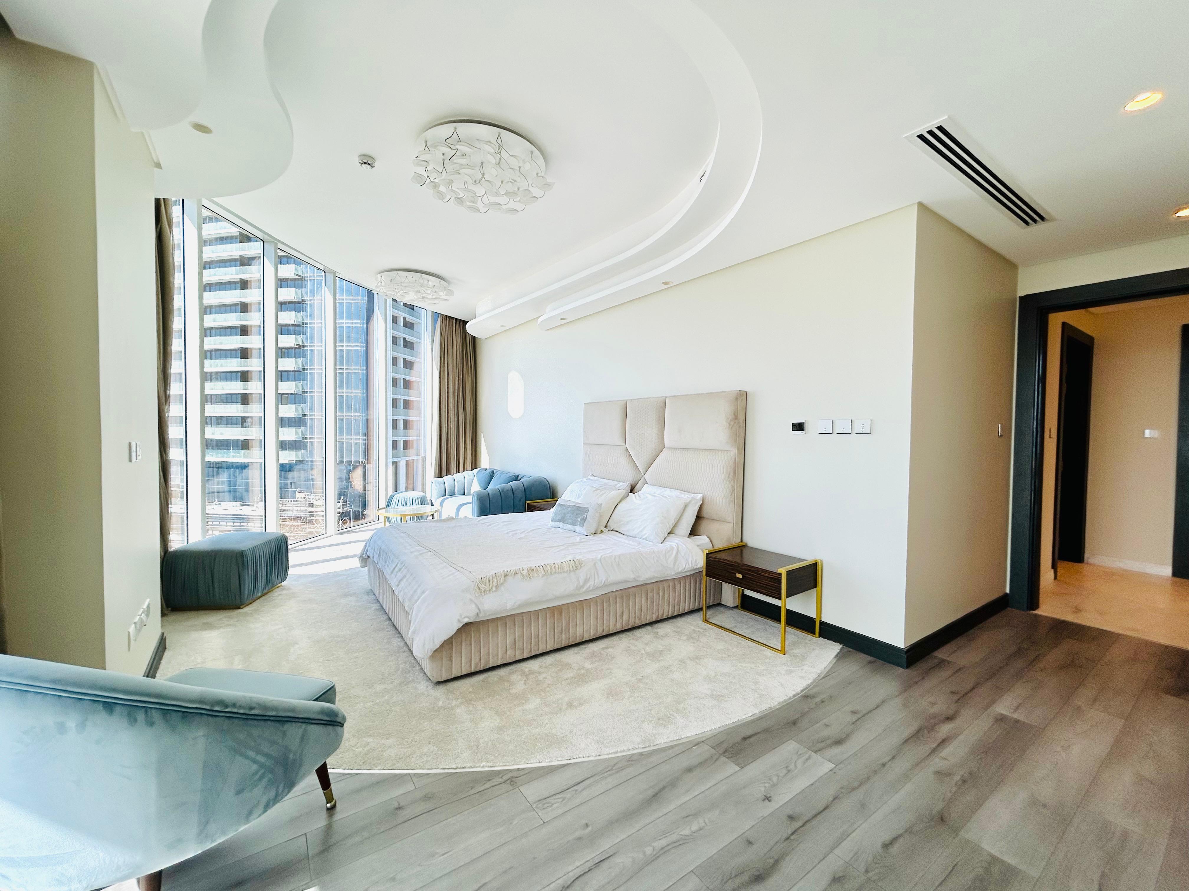 Luxury Three bedroom for lease in Bahrain bay area.