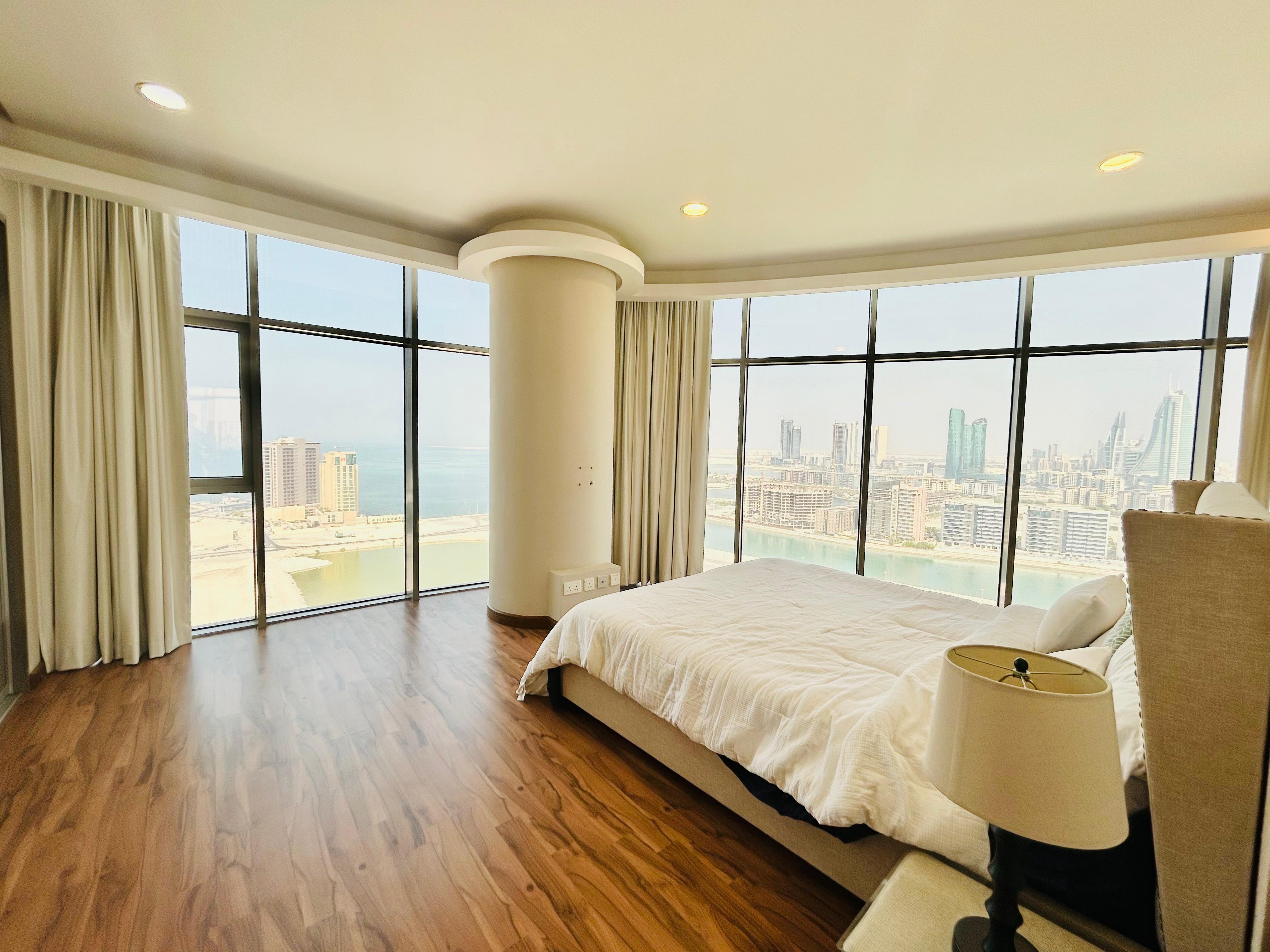 Spacious and open sea view One bedroom in Seef area.