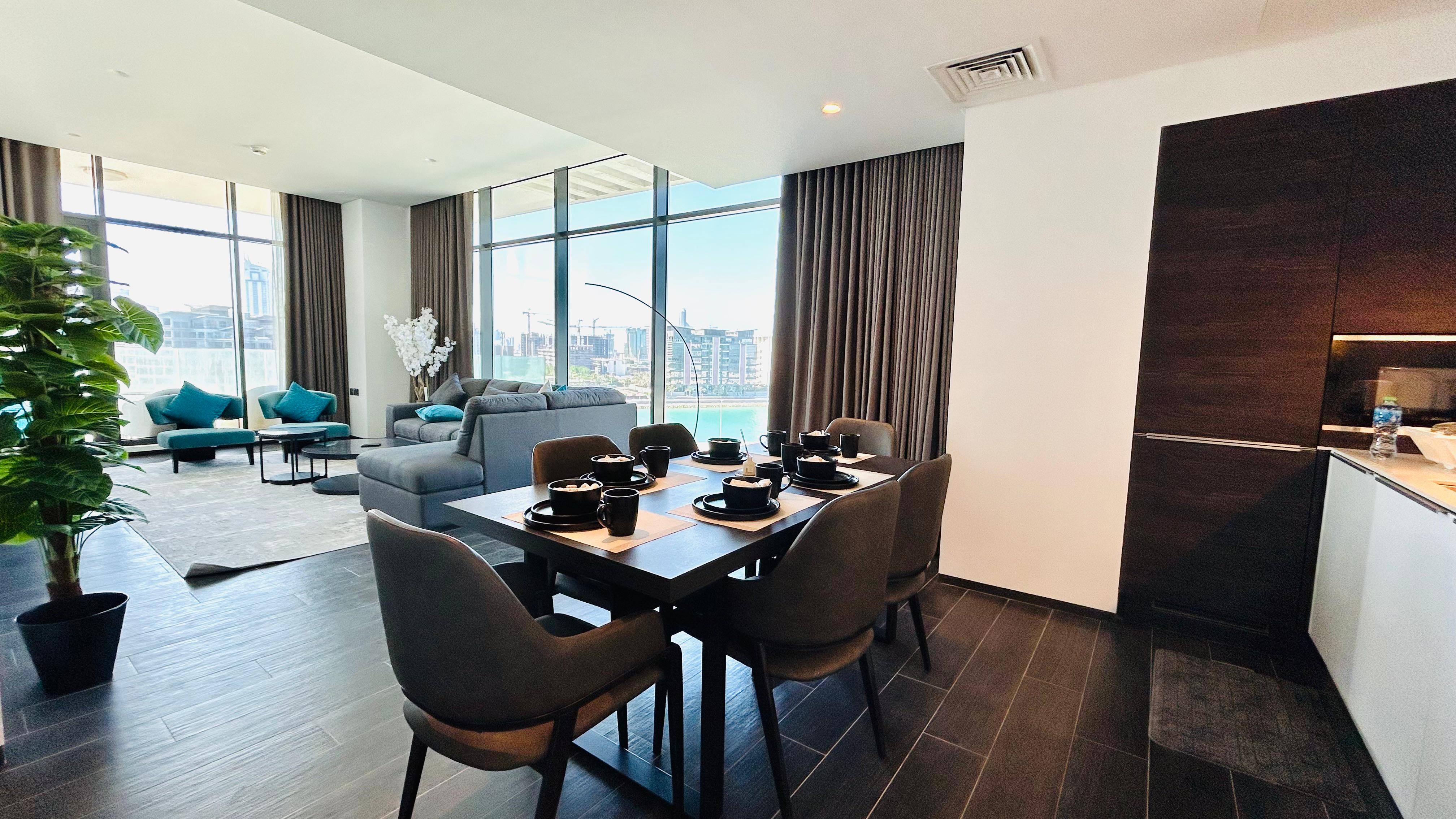 Sea view and Luxury Two bedrooms apartment in Financial Harbour  