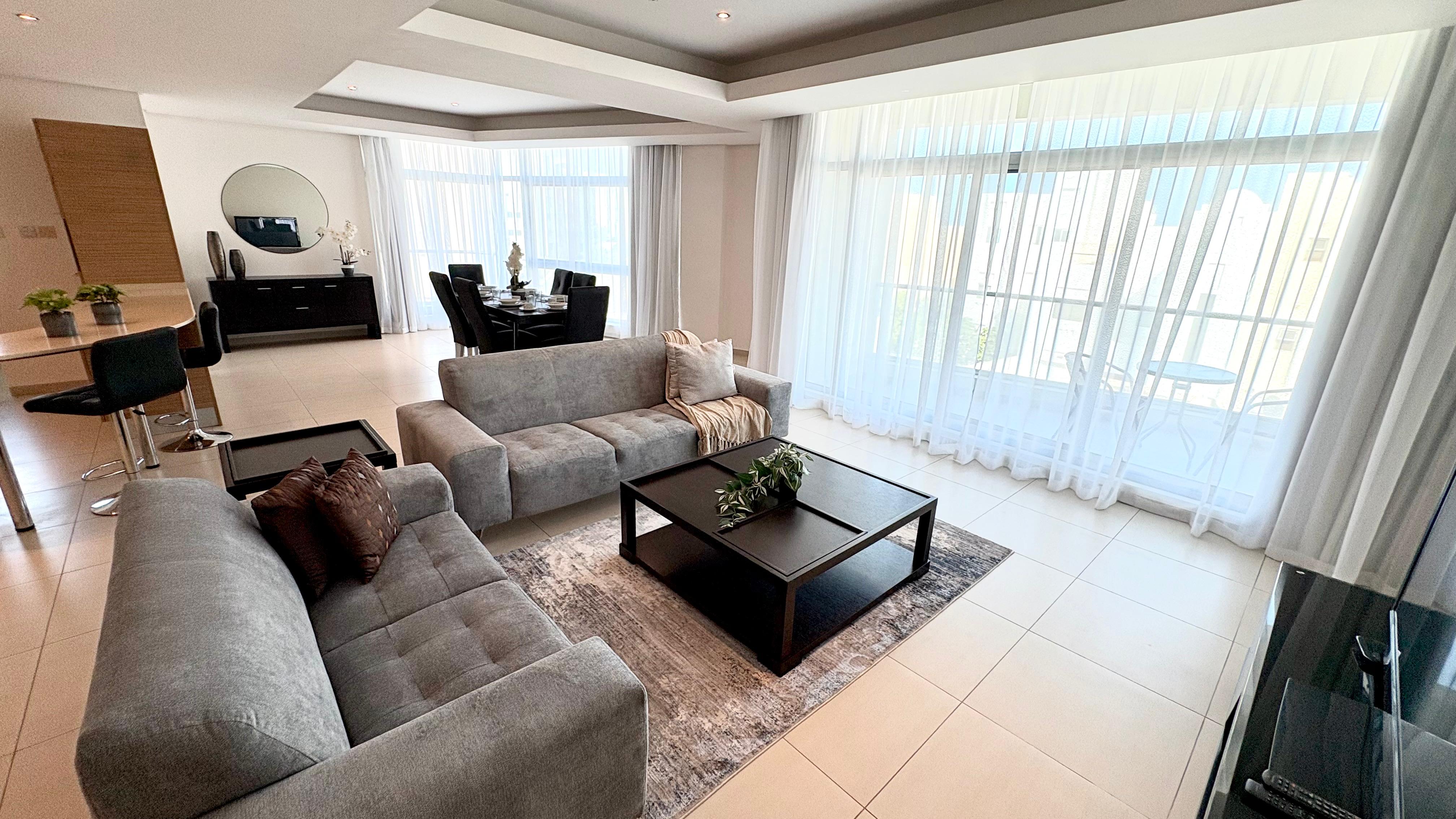 Spacious 2BR Apartment with Balcony