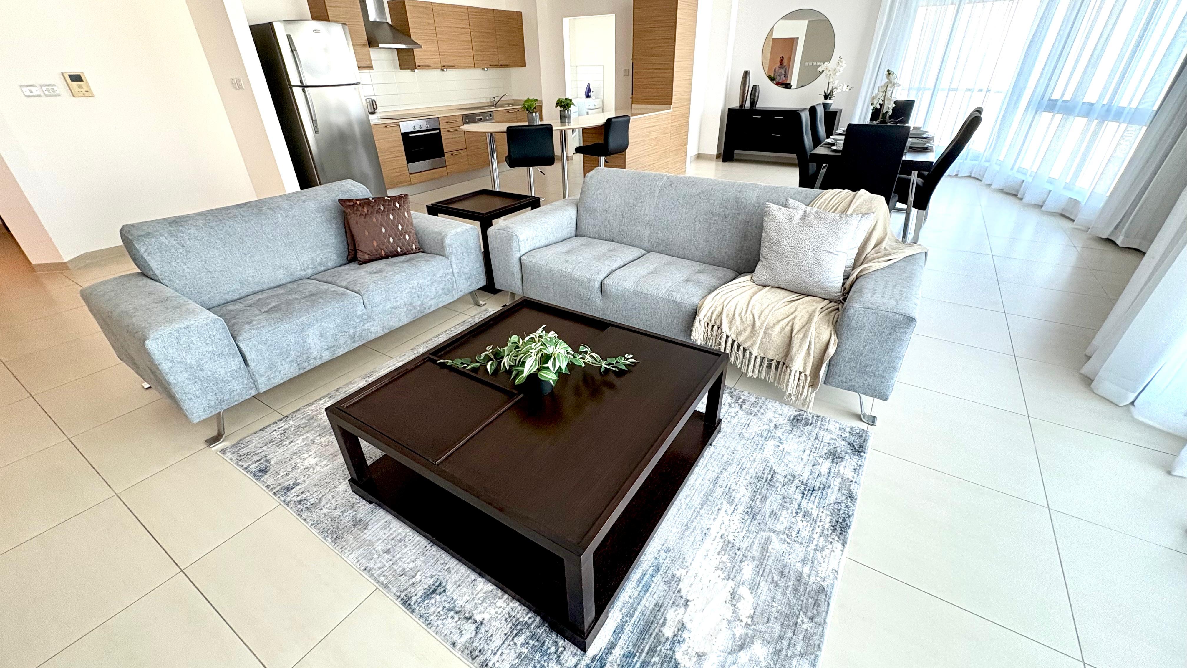 Spacious 2BR Apartment with Balcony