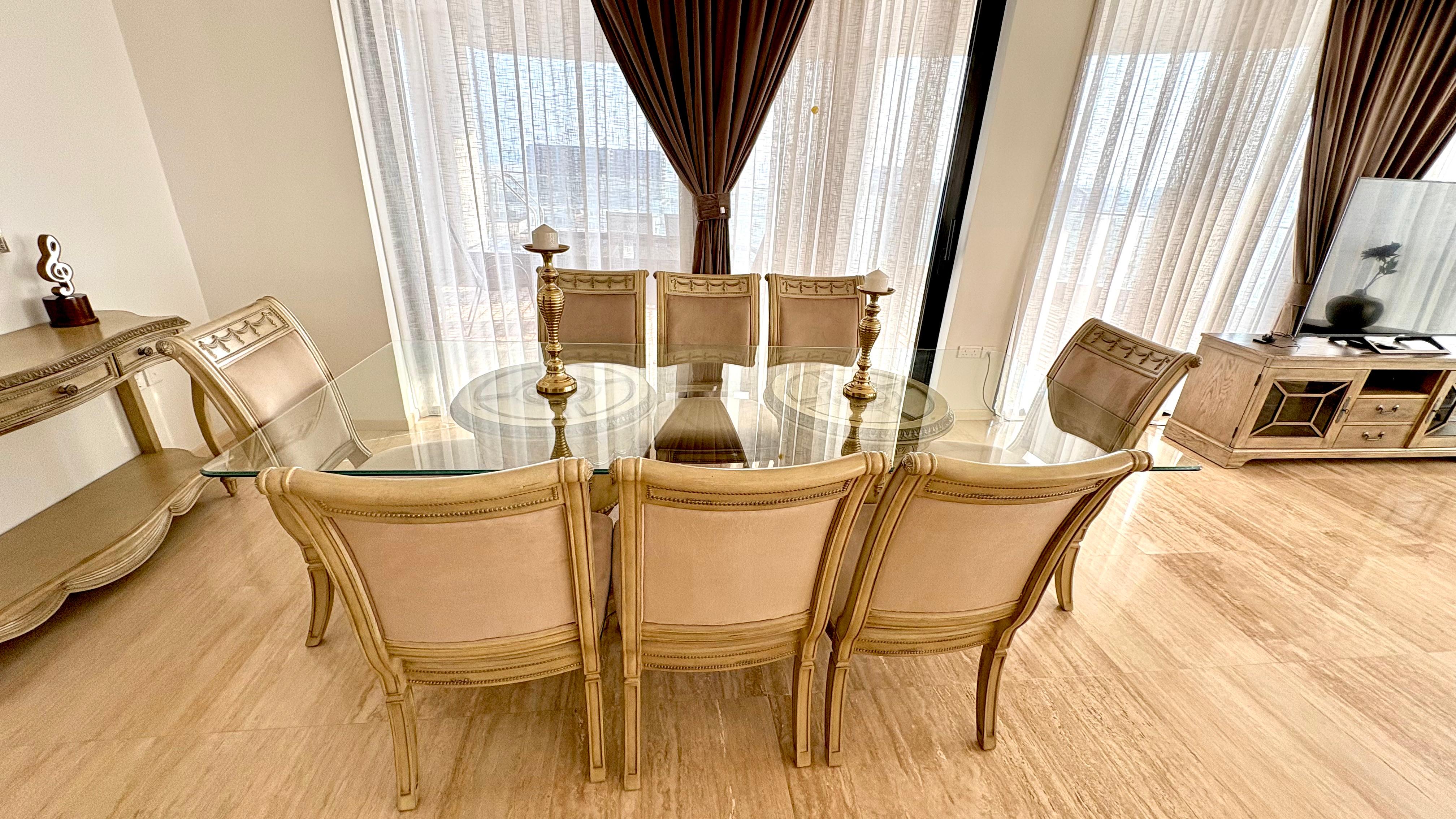 Spacious 3BR Apartment with Balcony and  Private Pool