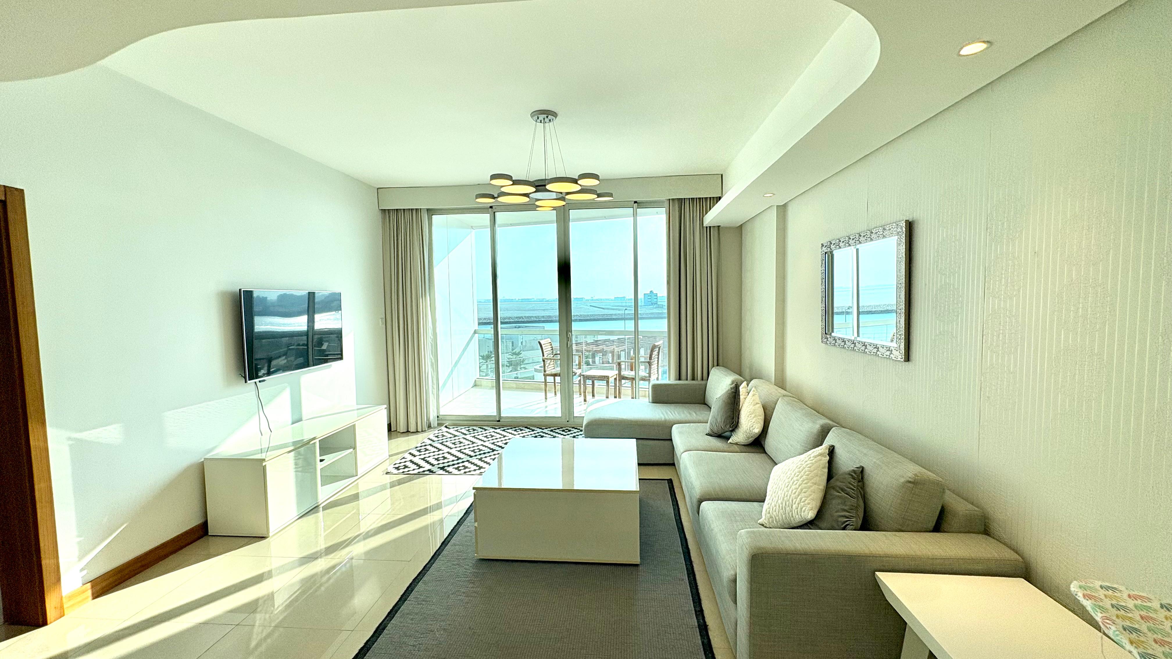 Fully Furnished apartment with pool view