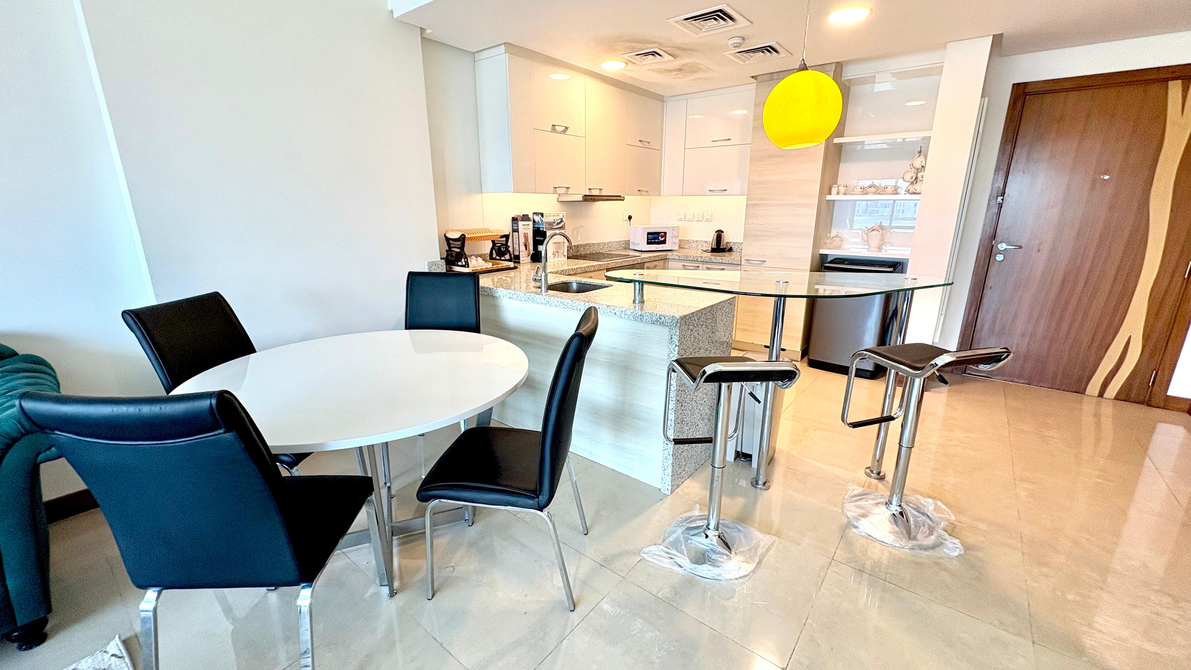 Elegant 1BR apartment with balcony