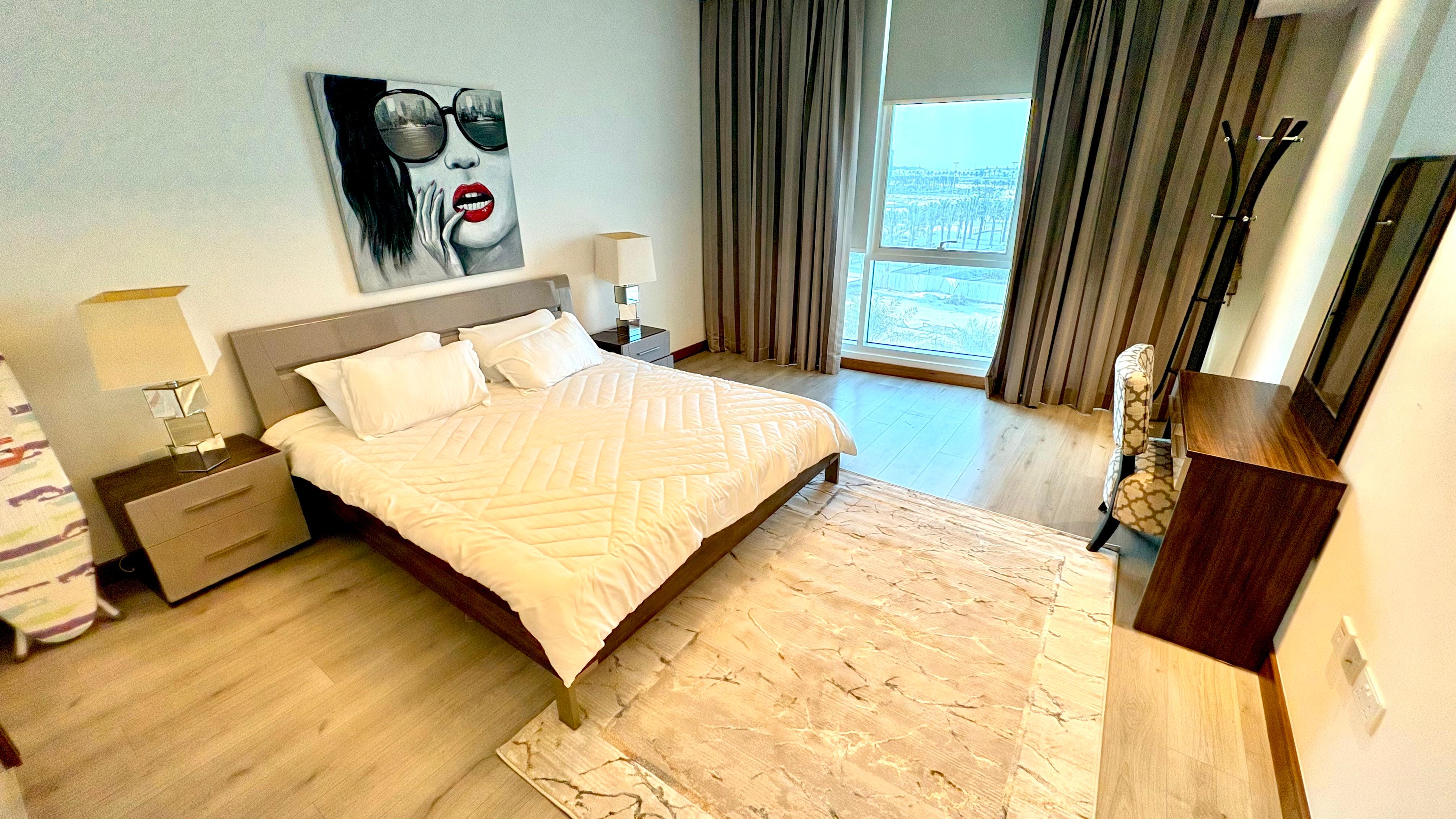 Elegant 1BR apartment with balcony
