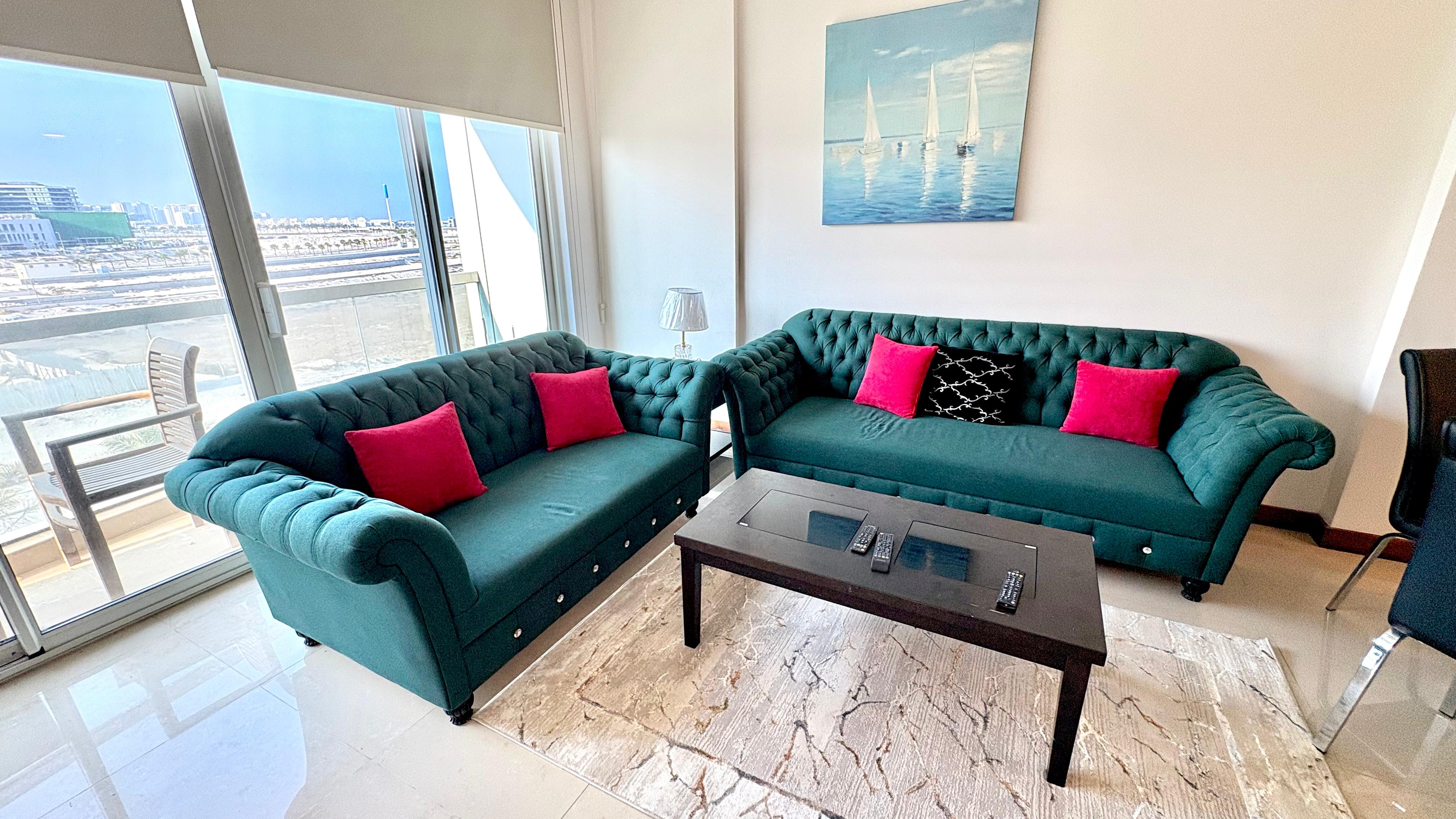 Elegant 1BR apartment with balcony