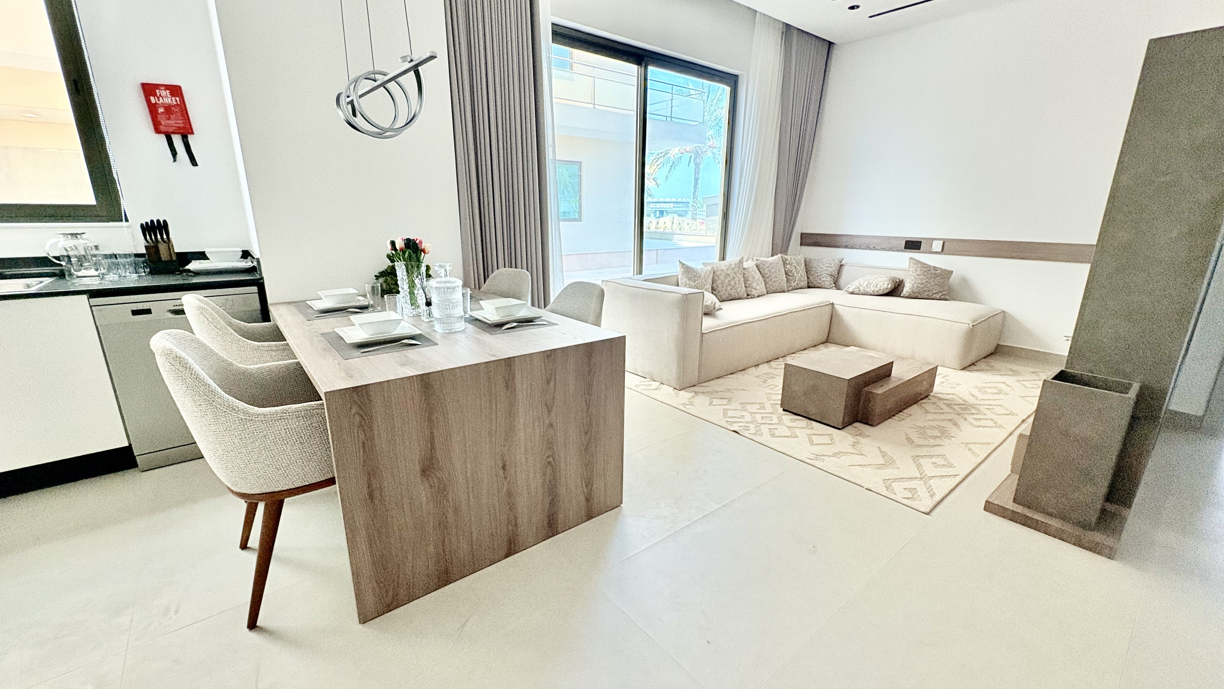 Brand-New 1-Bedroom Apartment | Private Garden | Reef Island
