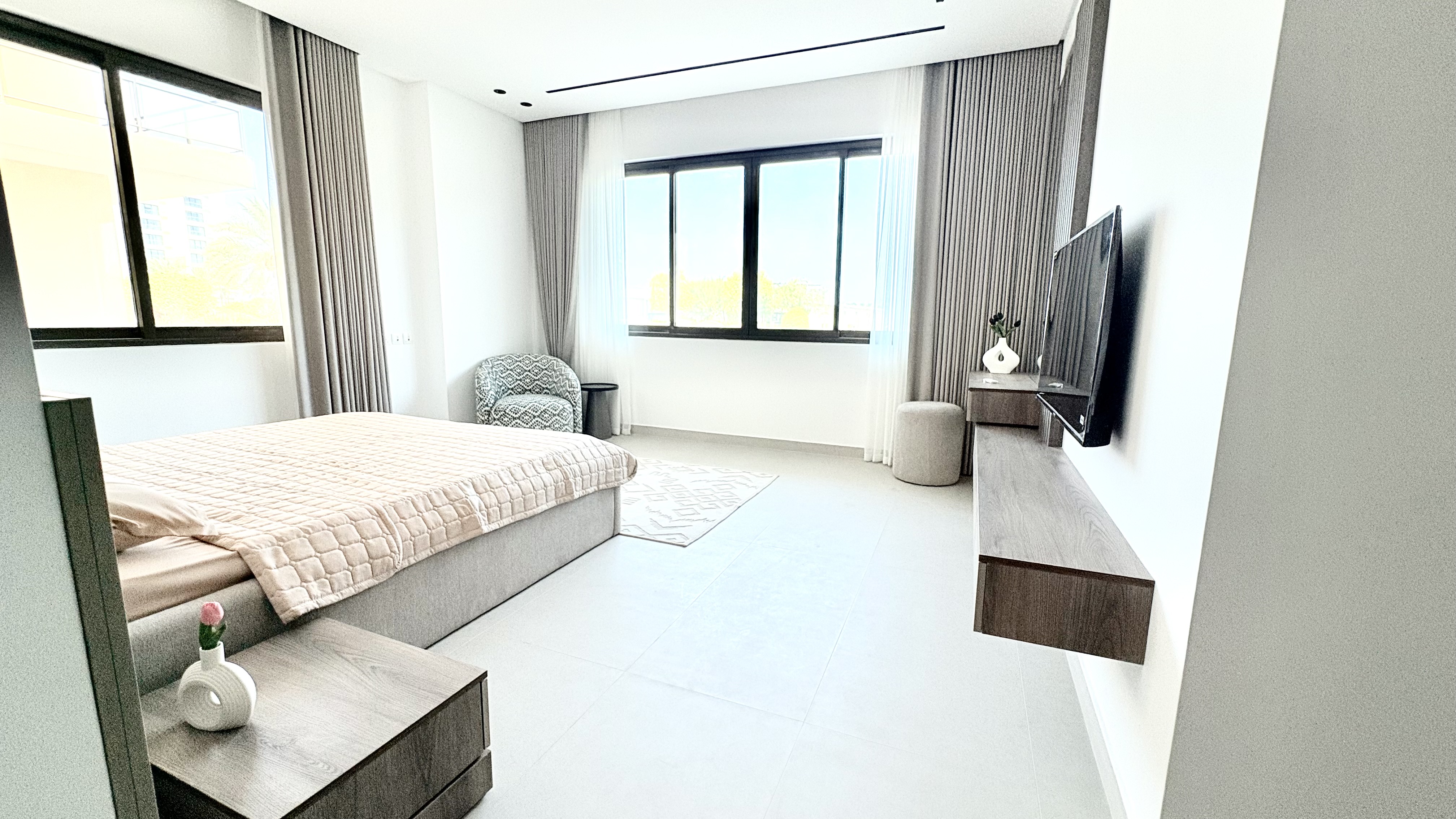 Brand-New 1-Bedroom Apartment | Private Garden | Reef Island