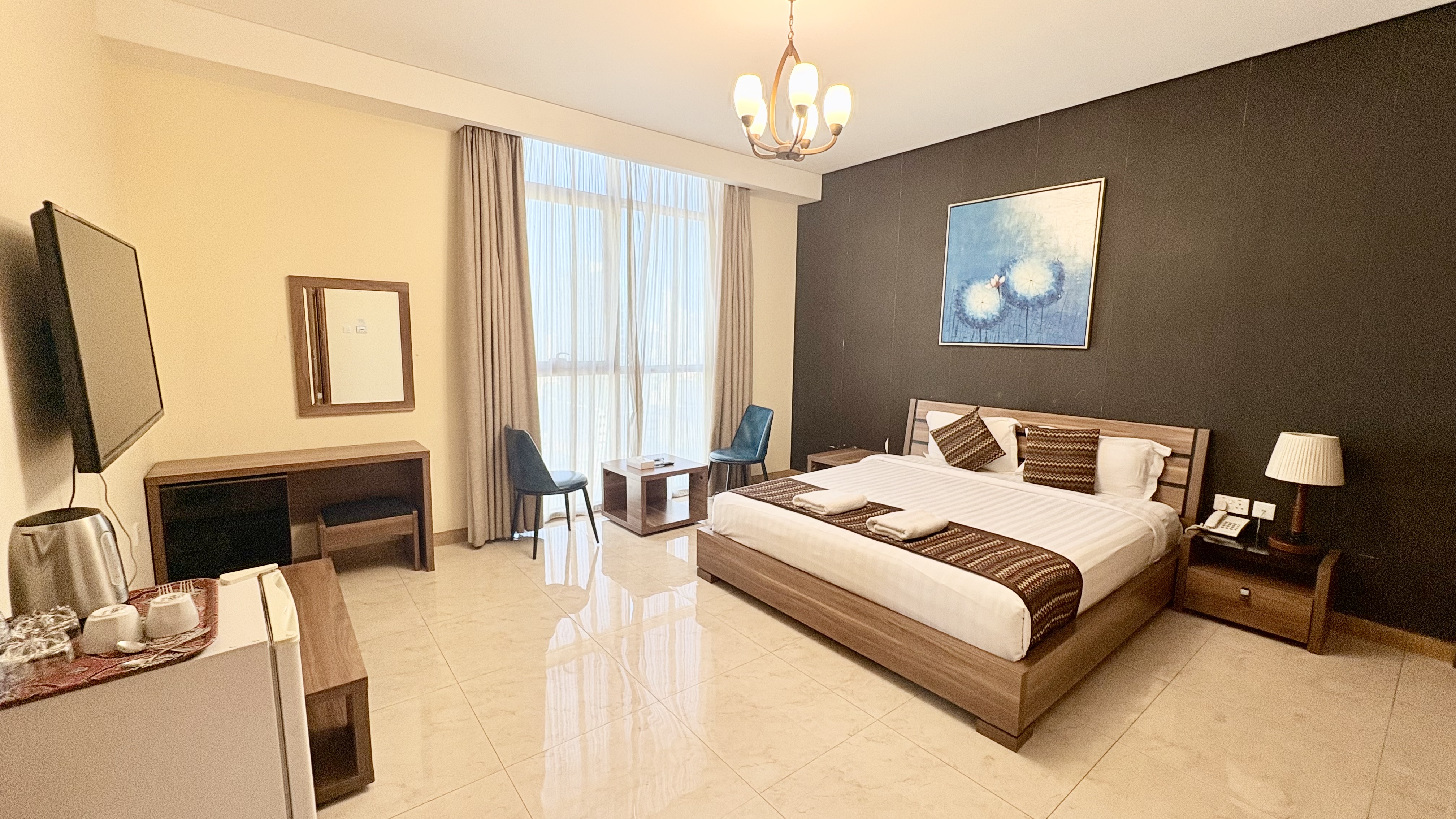 Modern Studio | Indoor Pool, Gym & Spa.