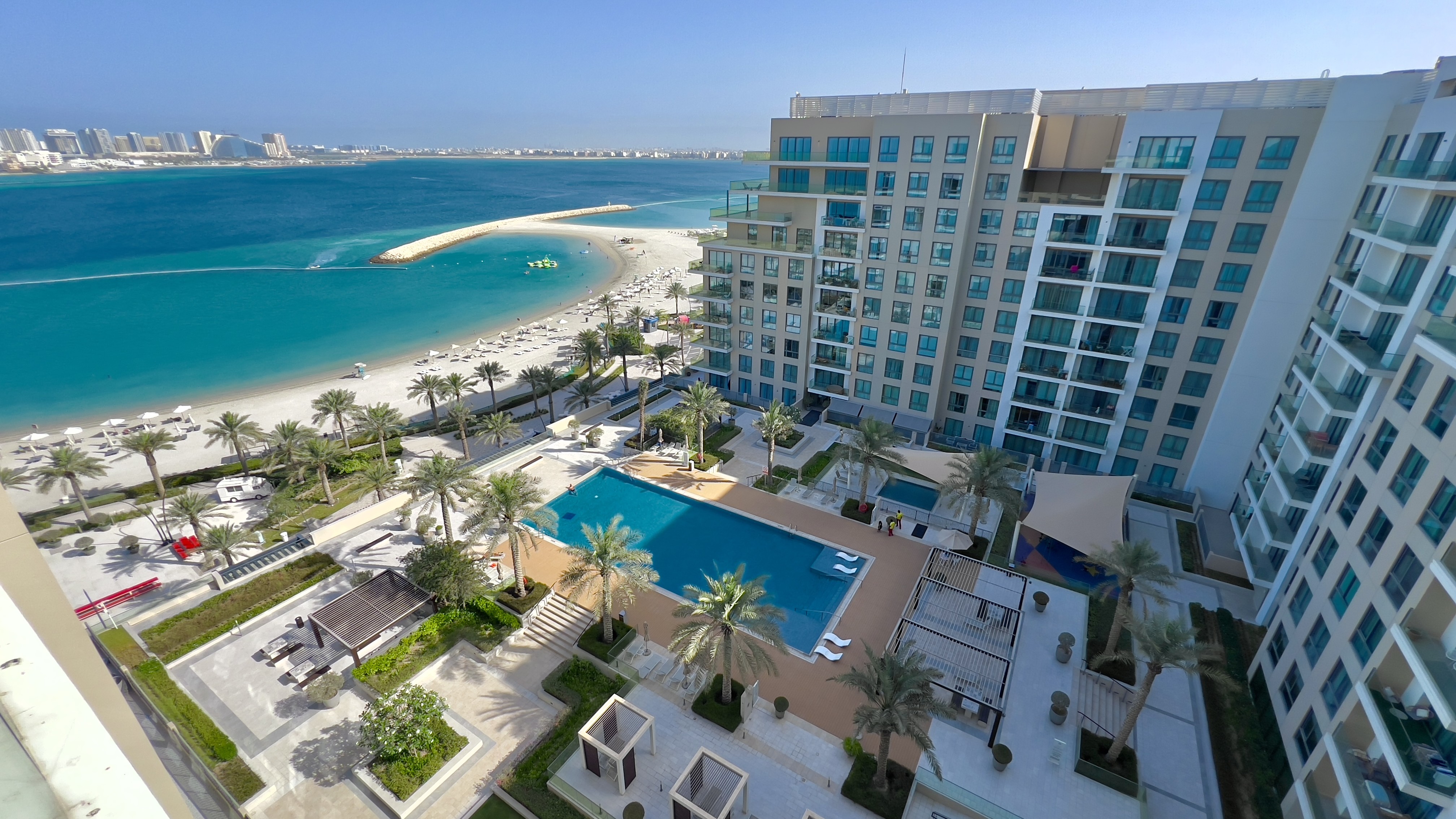 3 Bedrooms Apartment plus Maid Sea Pool View for Rent at Marassi 
