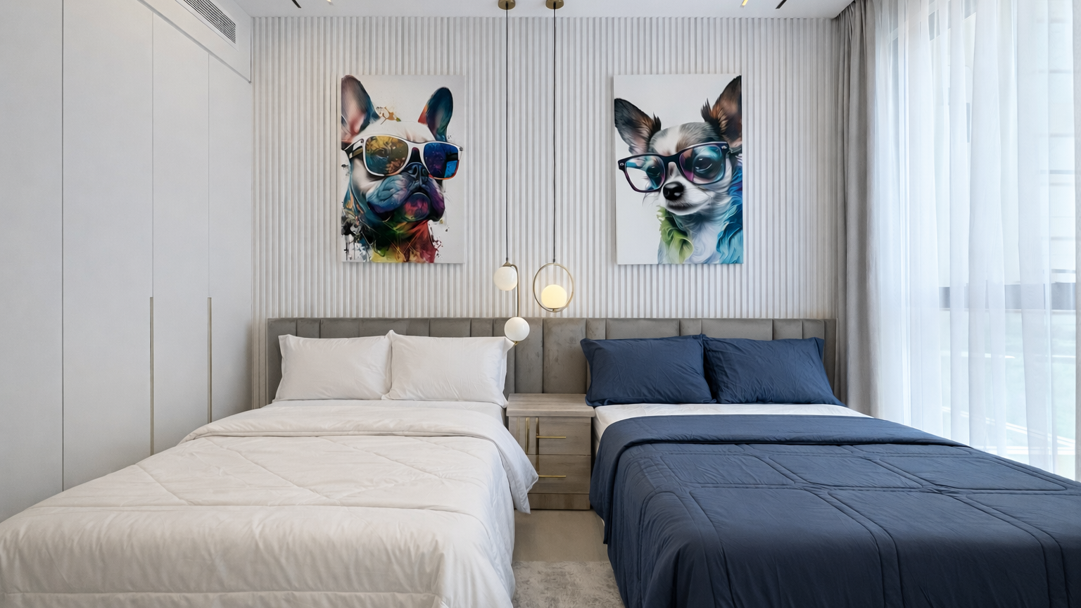 Modern 2 Bedrooms with Balcony | Beach Access | Pool View