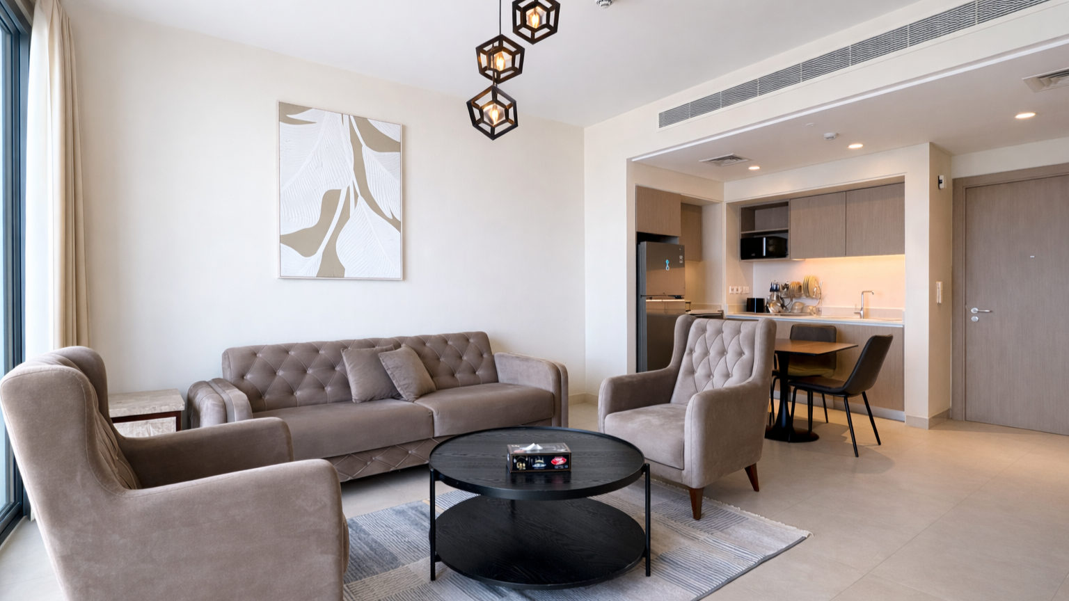 Stylish 1 Bedroom Balcony Pool View for Rent in Marassi