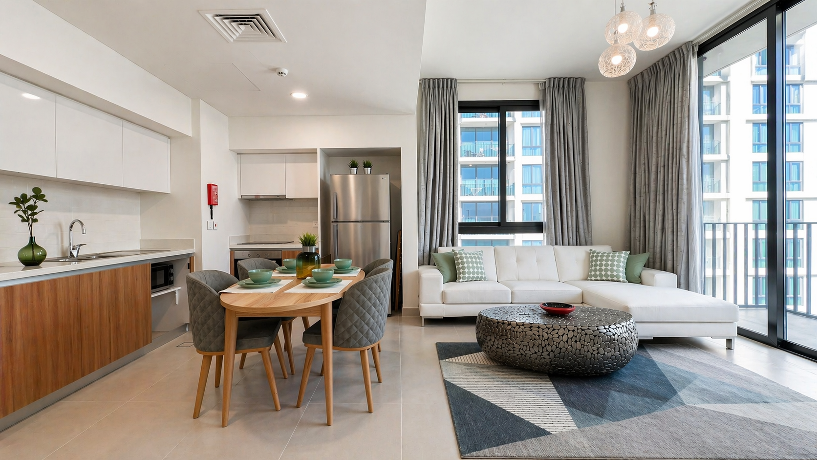  Modern 2 Bedrooms with Pool View for Sale in Marassi
