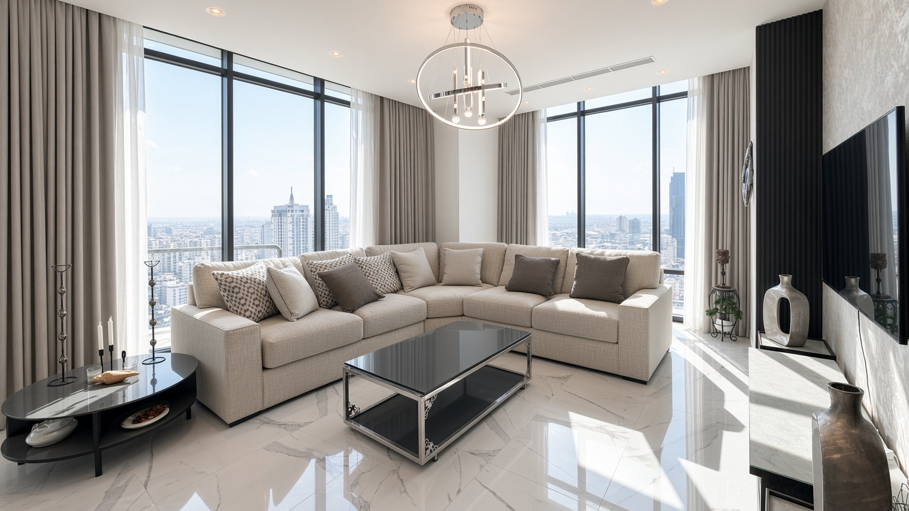 Modern 3Br | Luxury | Sea View | Balcony