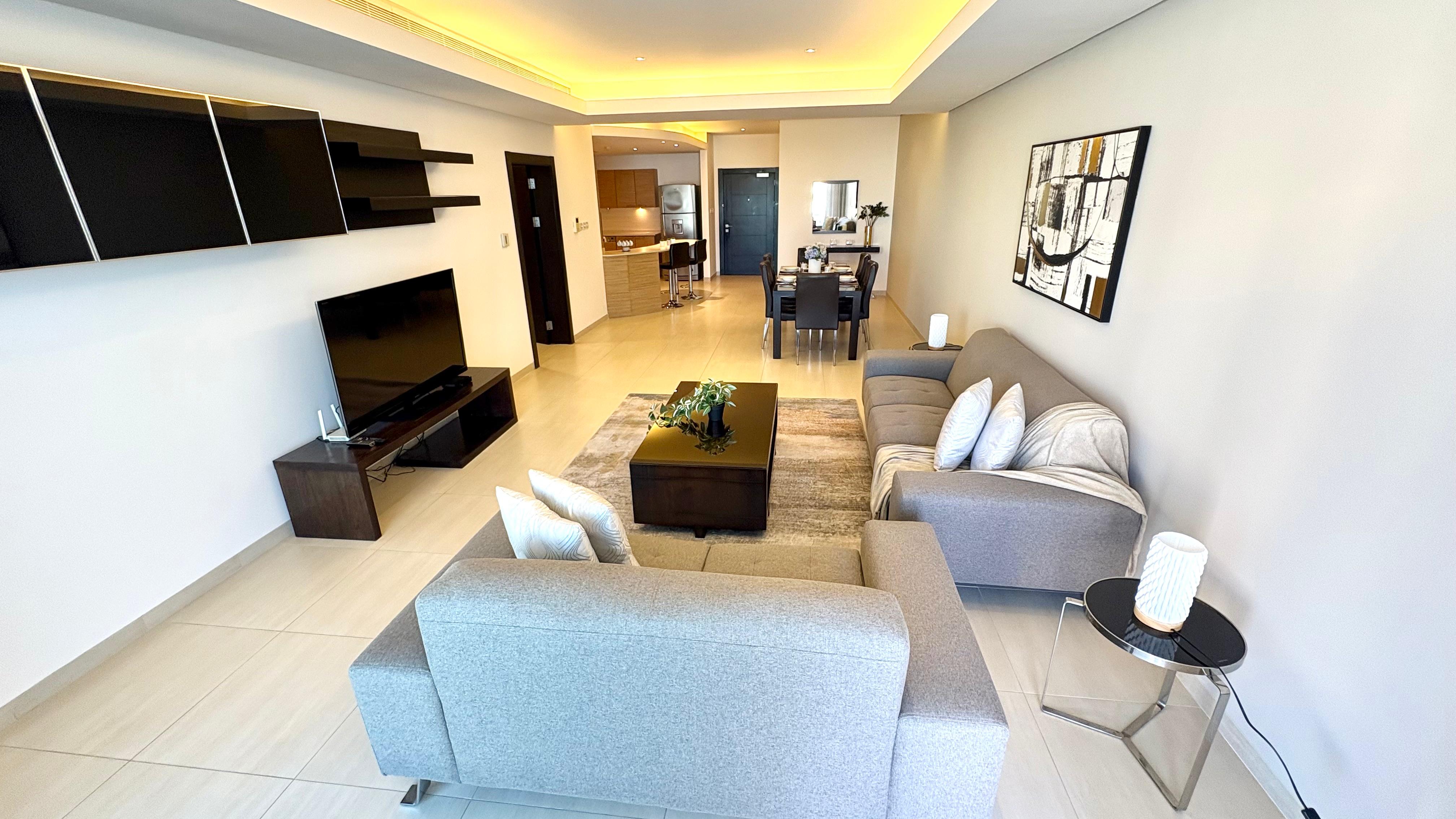 Modern 1-Bedroom Apartment with huge terrace 