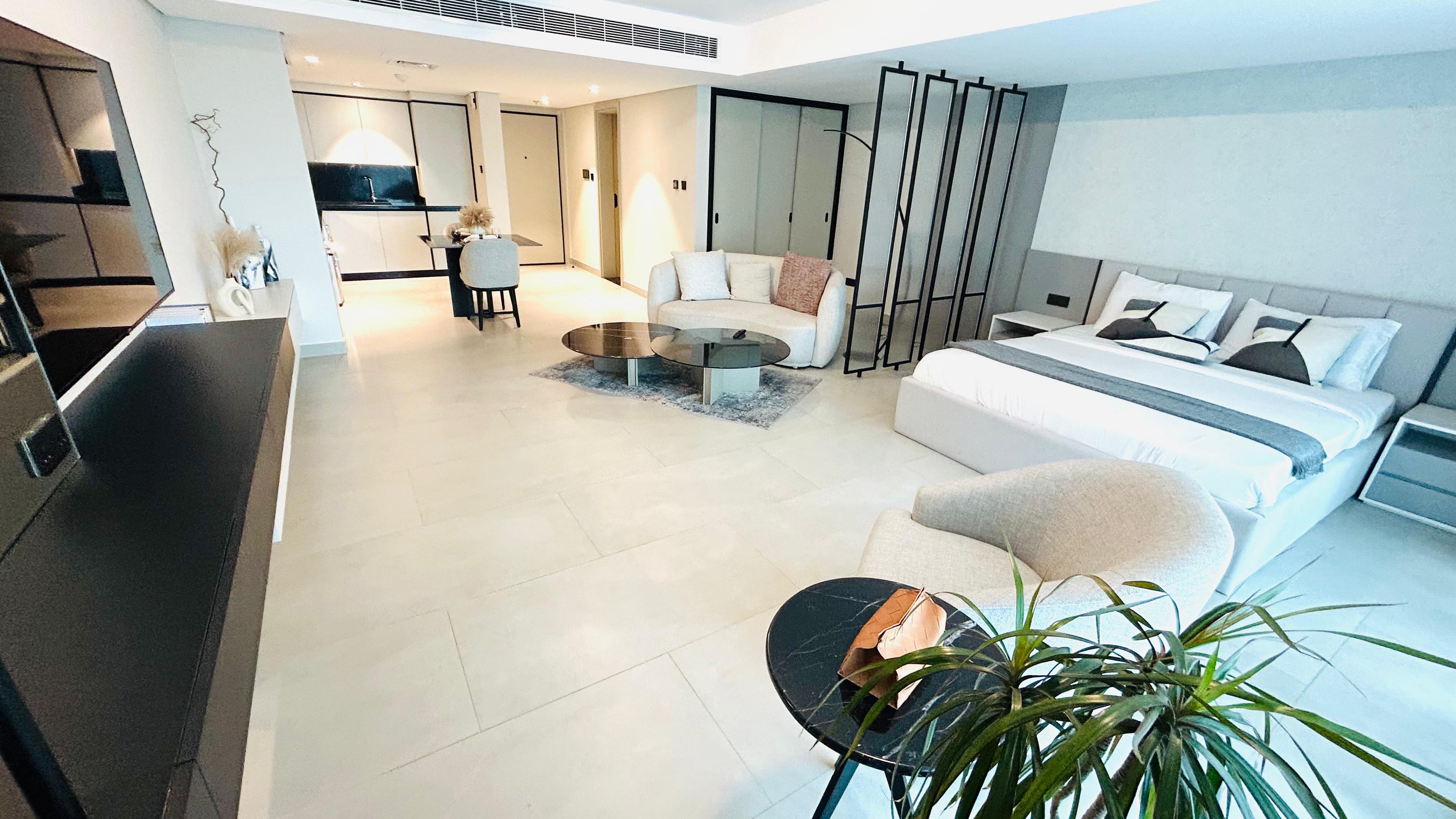 Luxury Studio for lease in Bahrain Harbor 