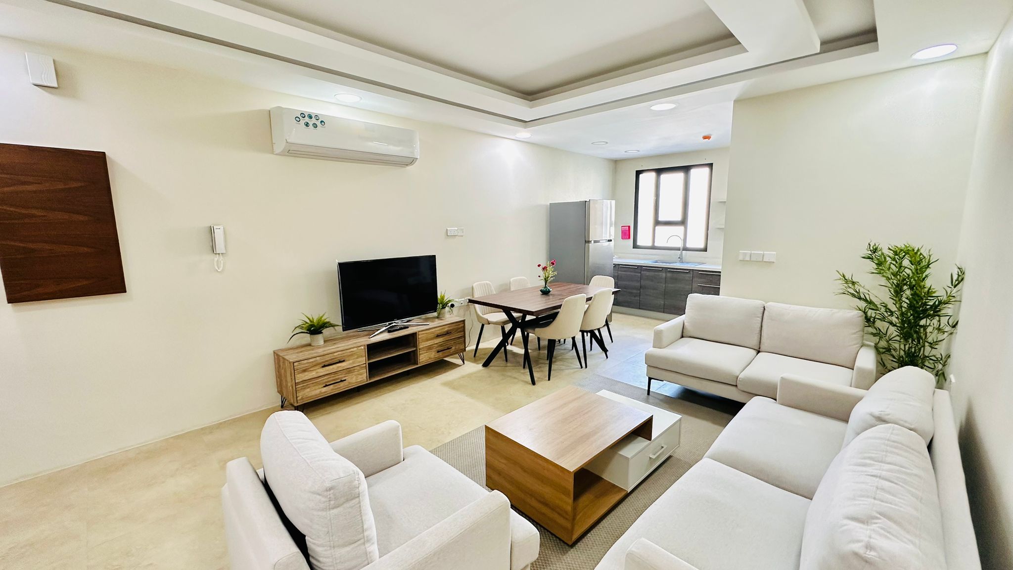 Fully Furnished 3 Bedroom Apartment with Open Kitchen