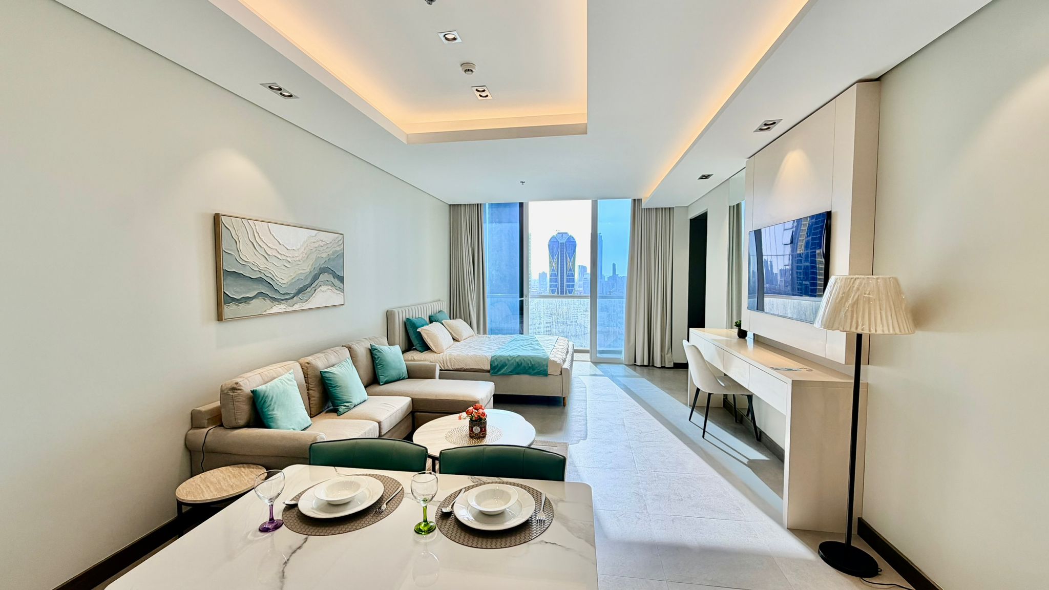 Fully Furnished Studio Apartment | Balcony | Modern Layout | Storage Area