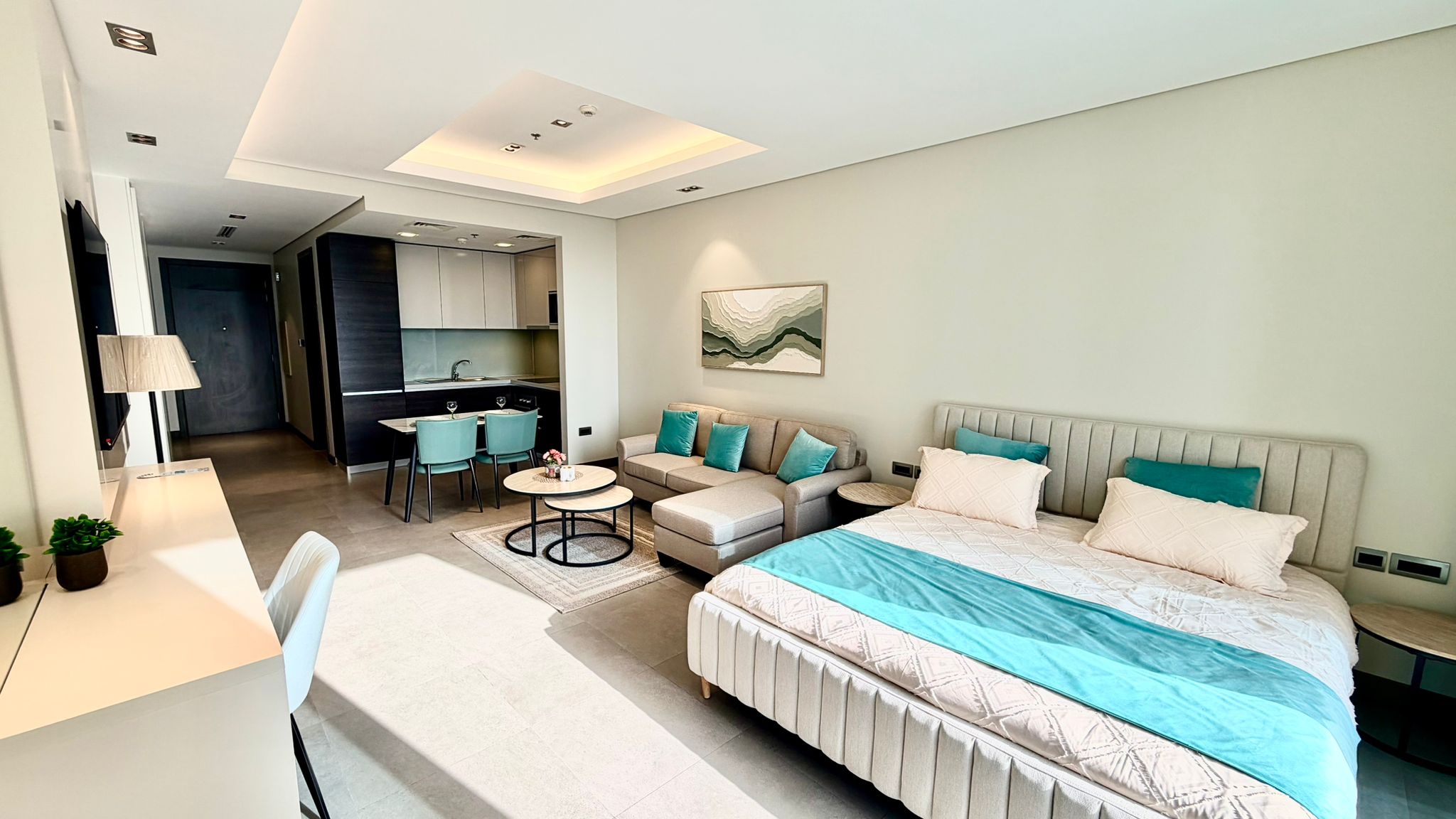 Fully Furnished Studio Apartment | Balcony | Modern Layout | Storage Area