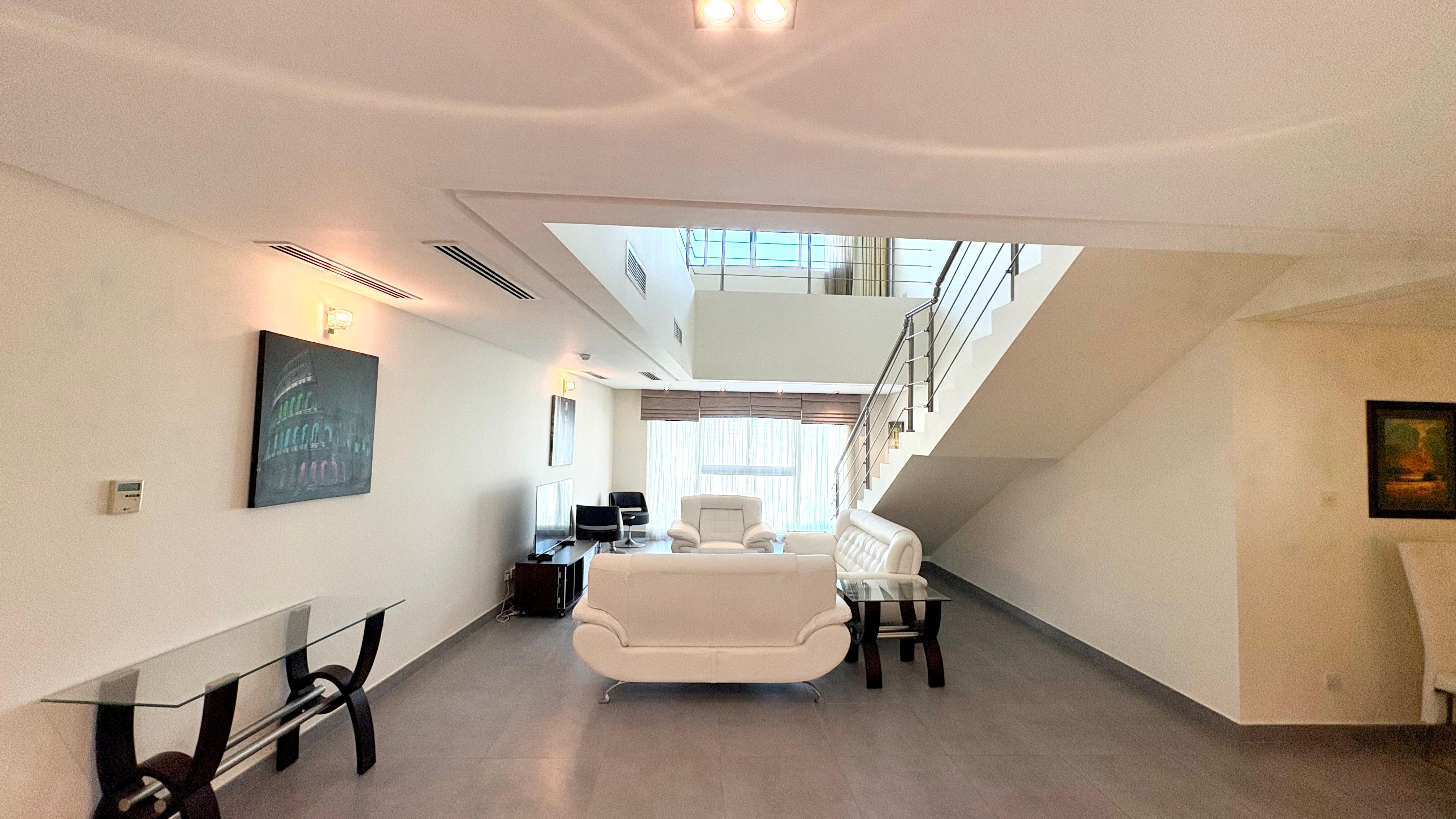 Modern 1BR Duplex | Pool, Gym