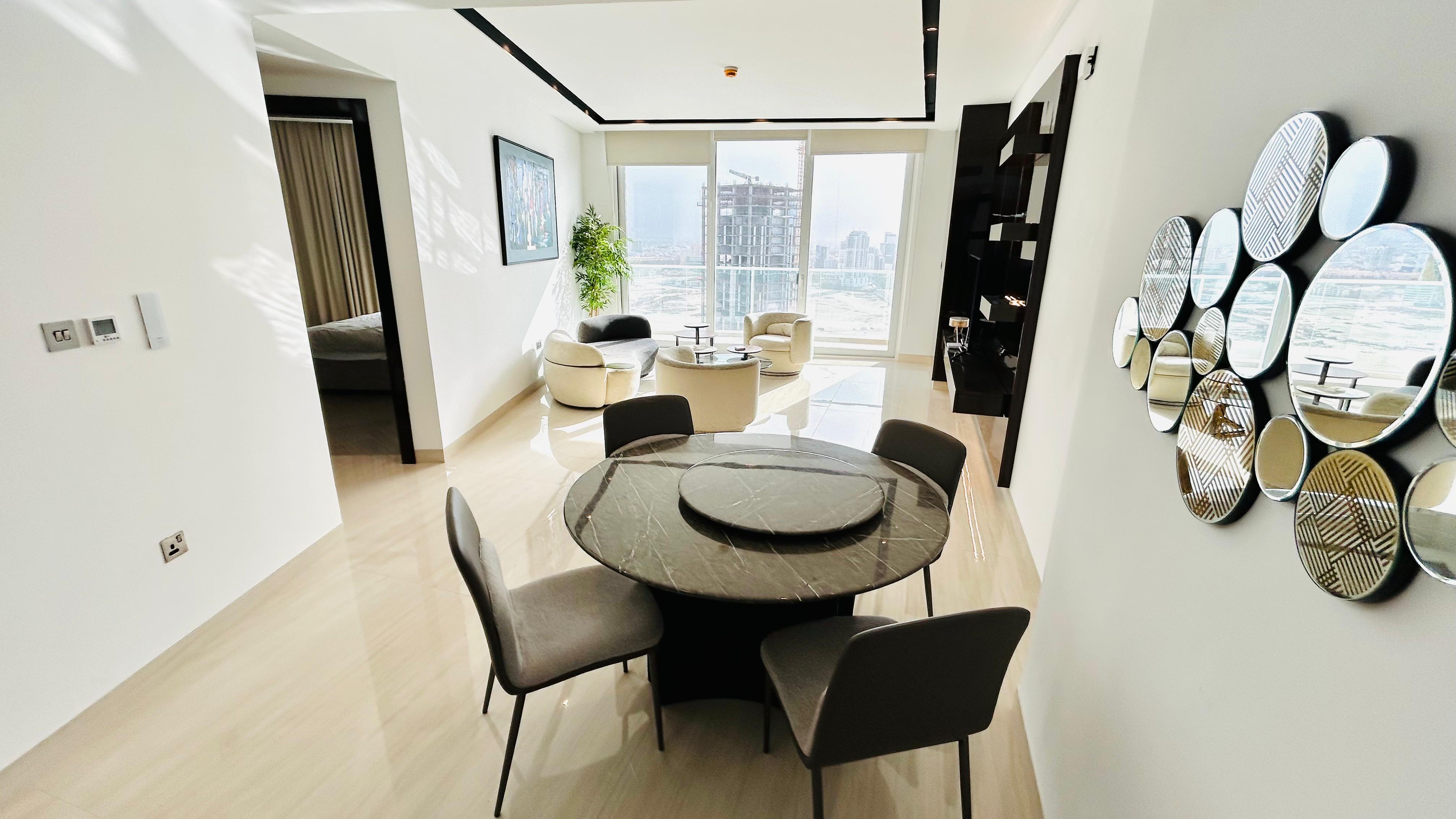 Sea view and Luxury One bedroom apartment in Seef area. 